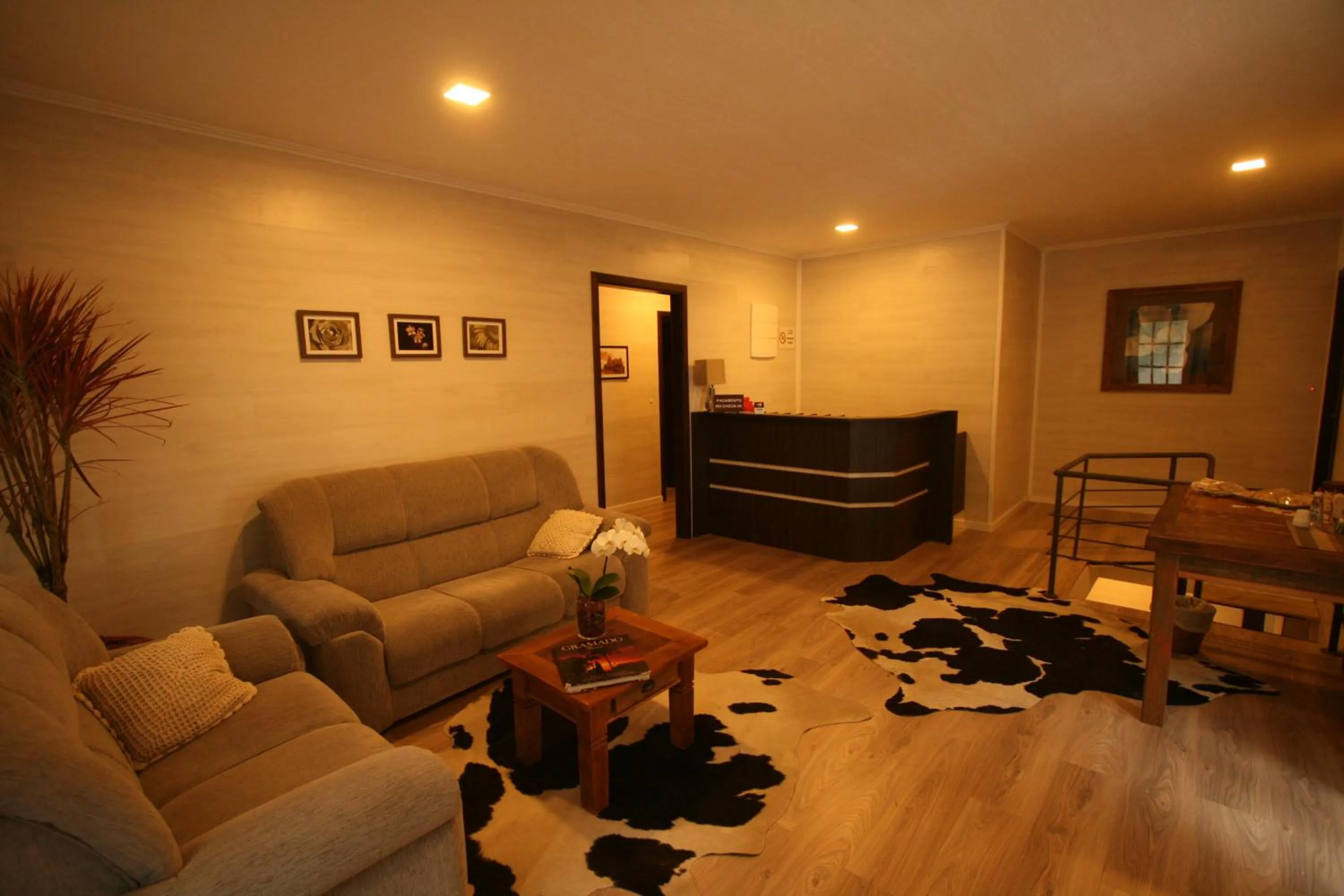 Communal lounge/ TV room in Pousada Jasmim