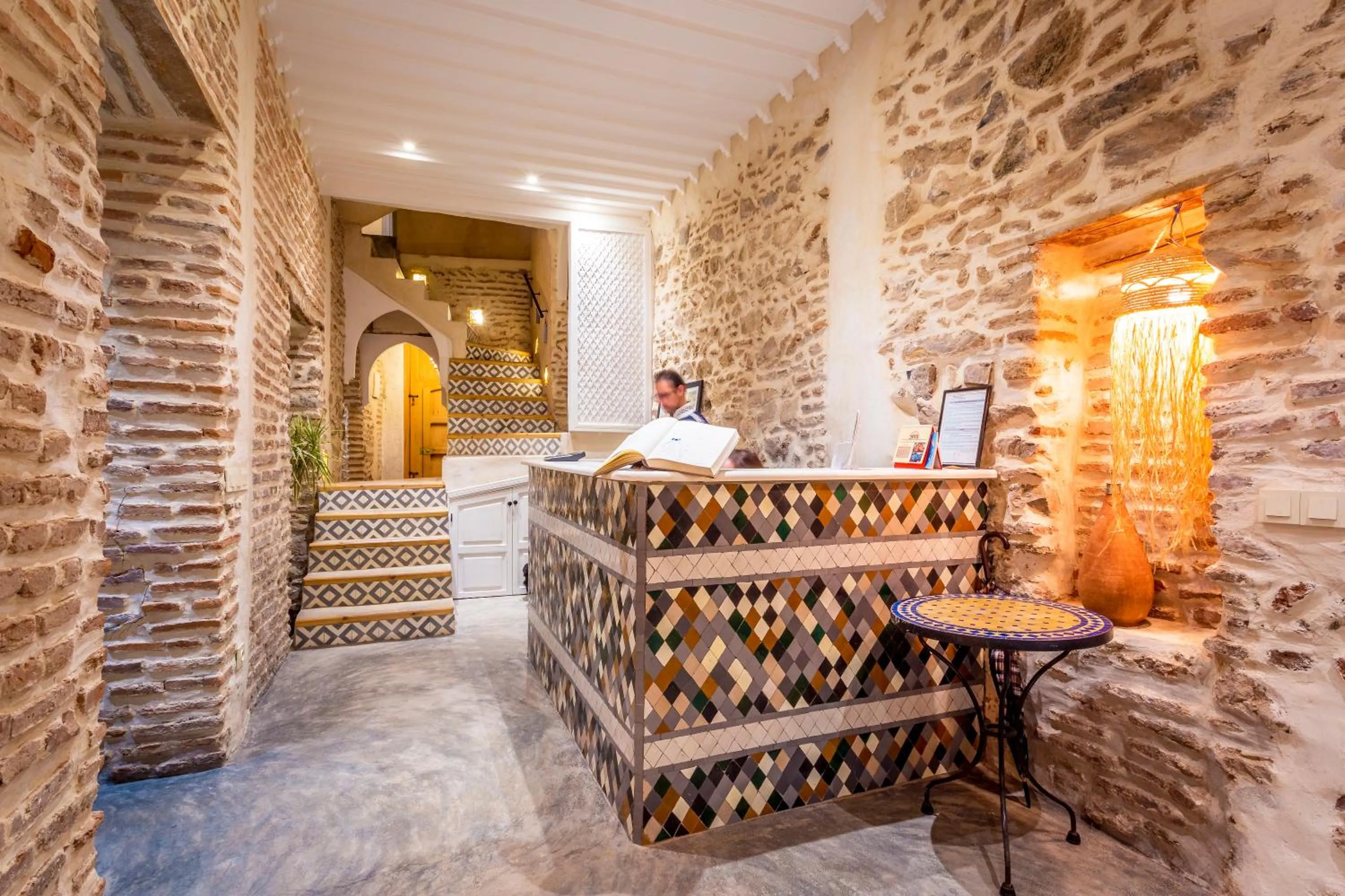 Lobby or reception in Riad Chamali