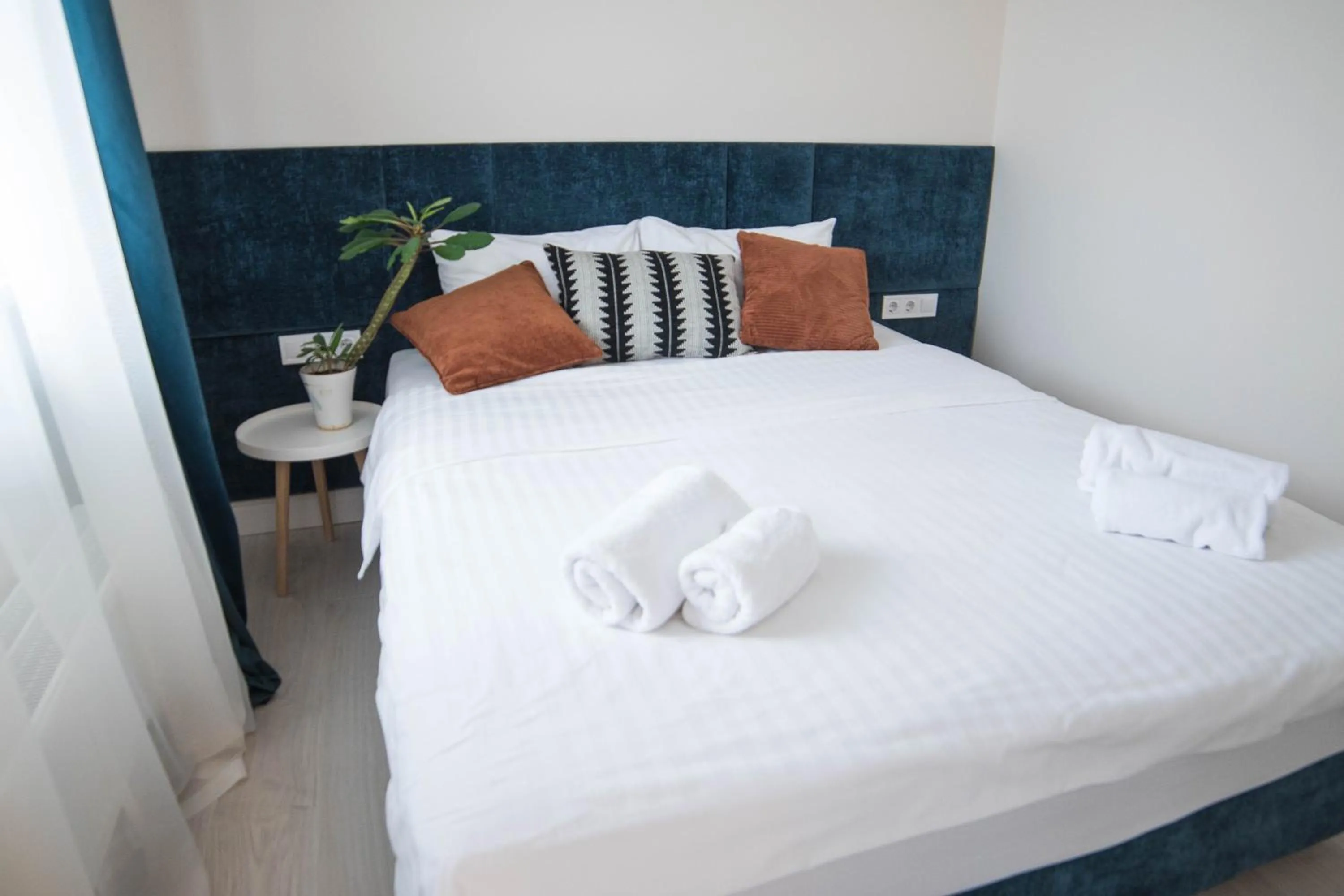 Bedroom, Bed in Apart hotel Greenwood near Sea