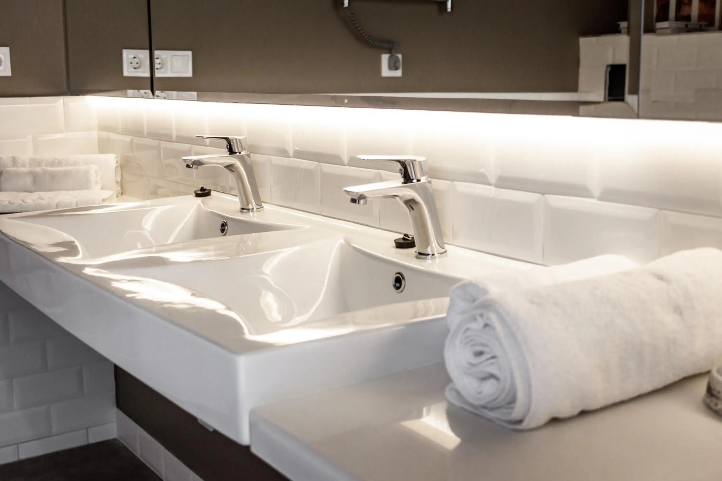 Bathroom in Apart hotel Greenwood near Sea