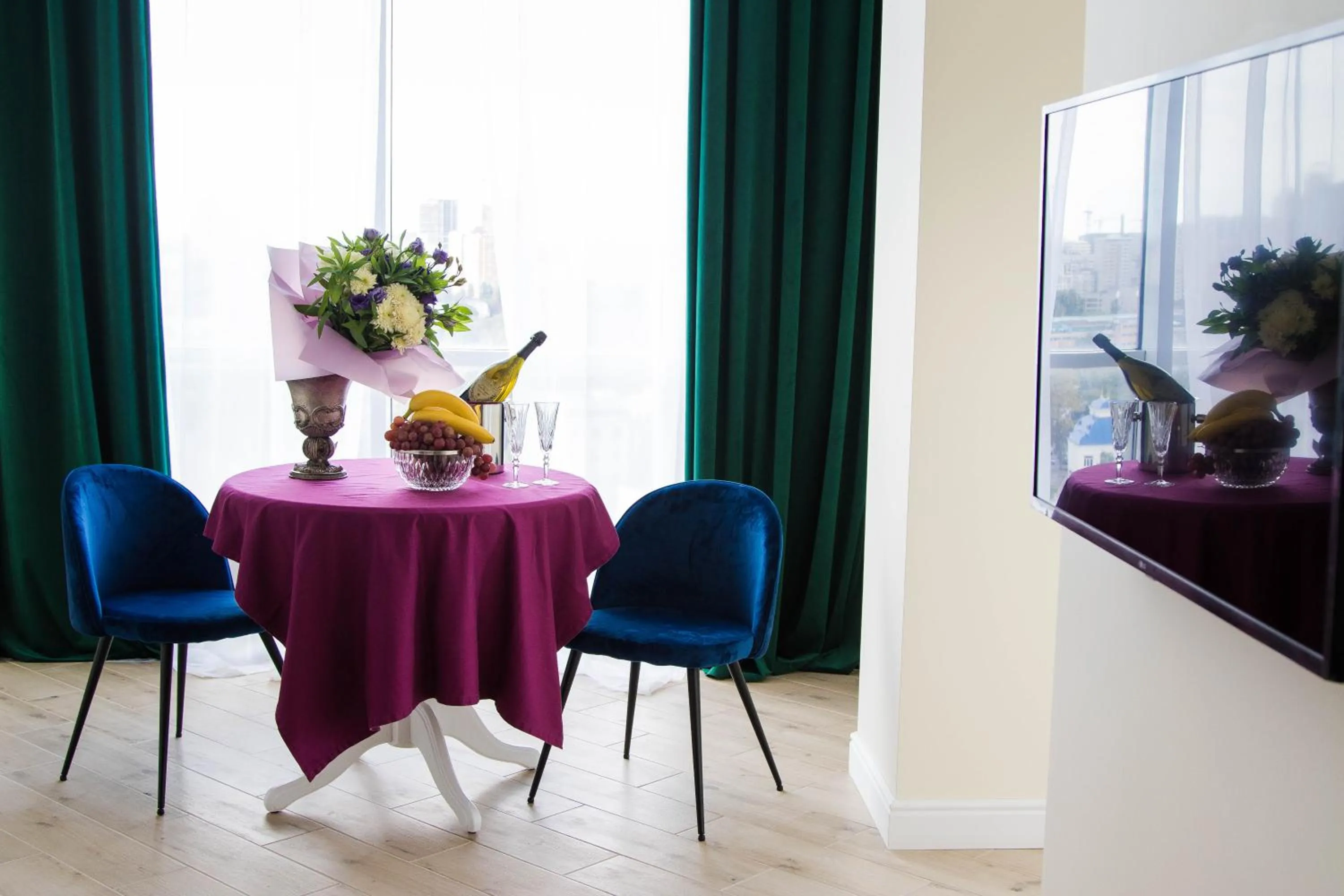 Living room in Apart hotel Greenwood near Sea