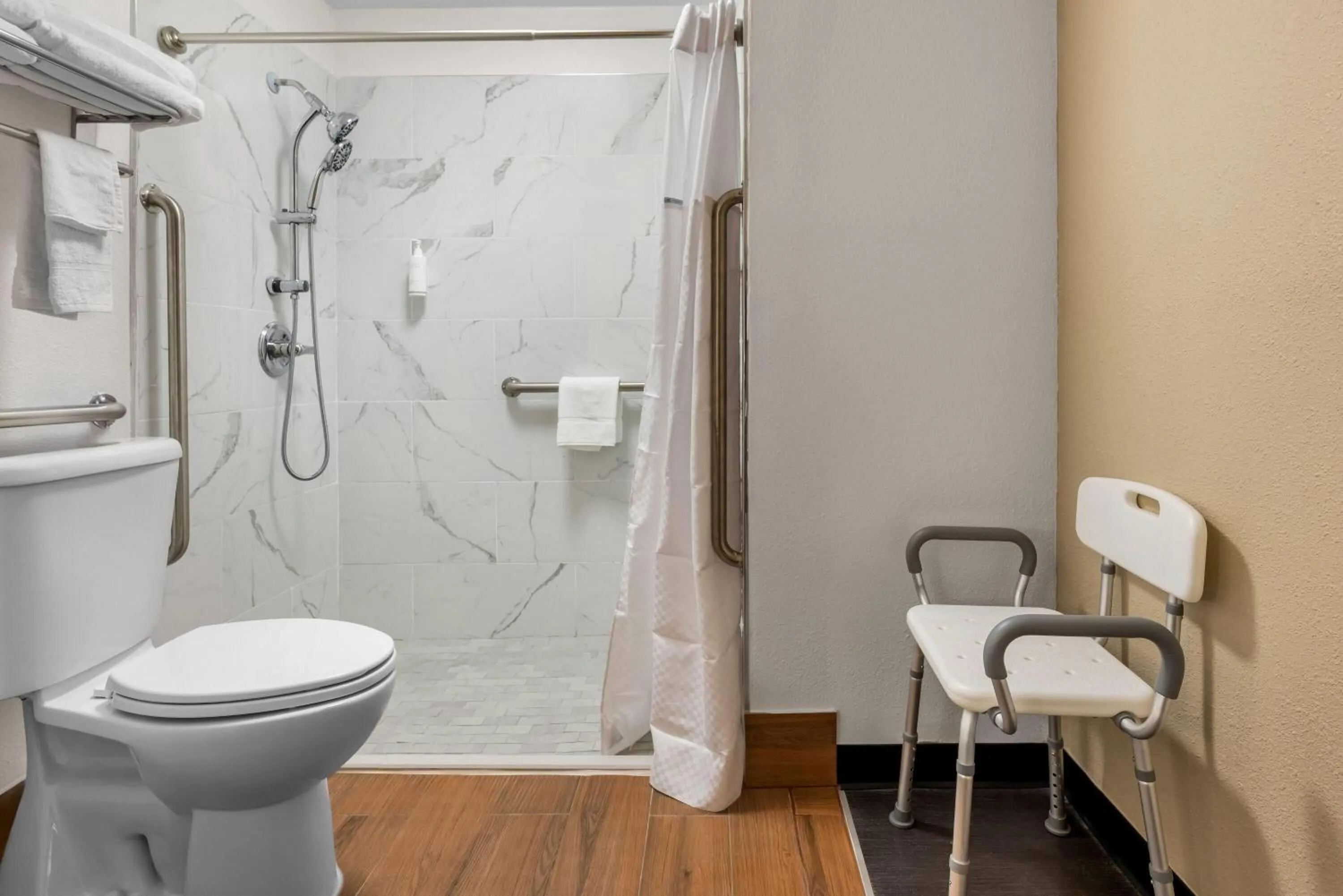 Shower in Super 8 by Wyndham Gadsden AL