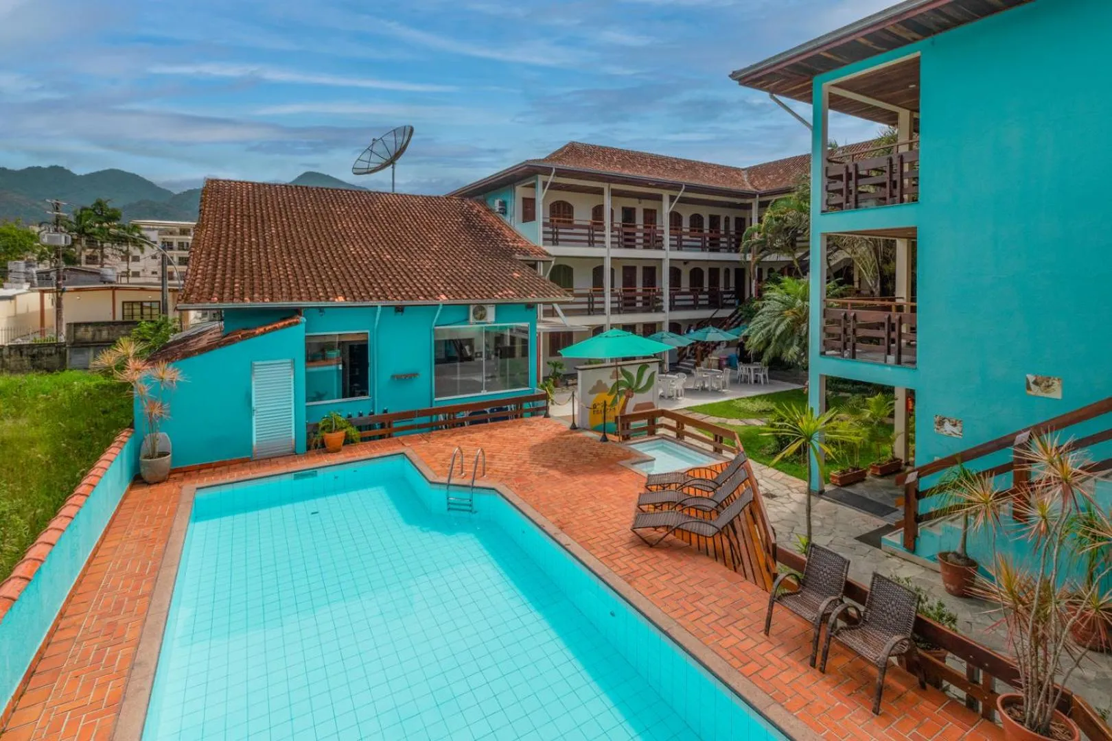 Swimming pool in Chalés Four Seasons