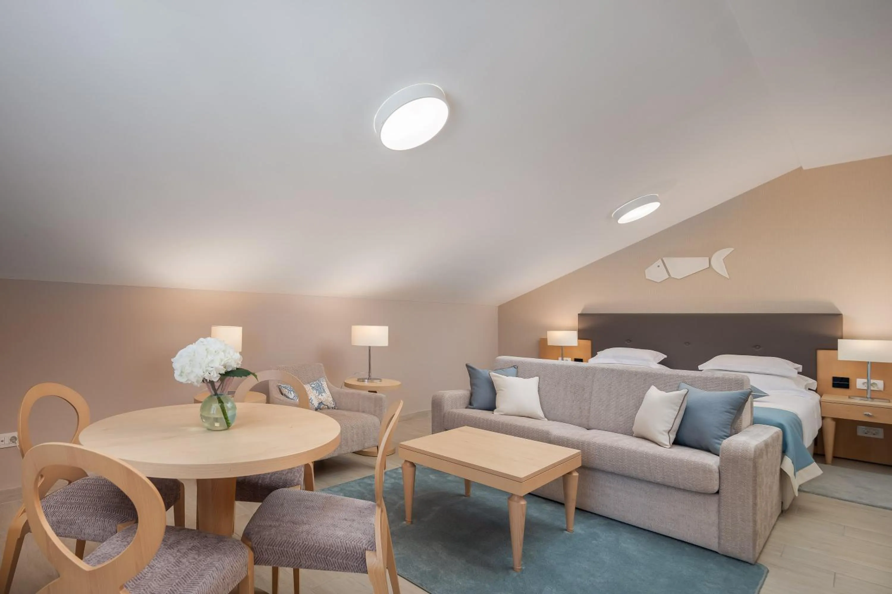 Living room in Aparthotel Flora