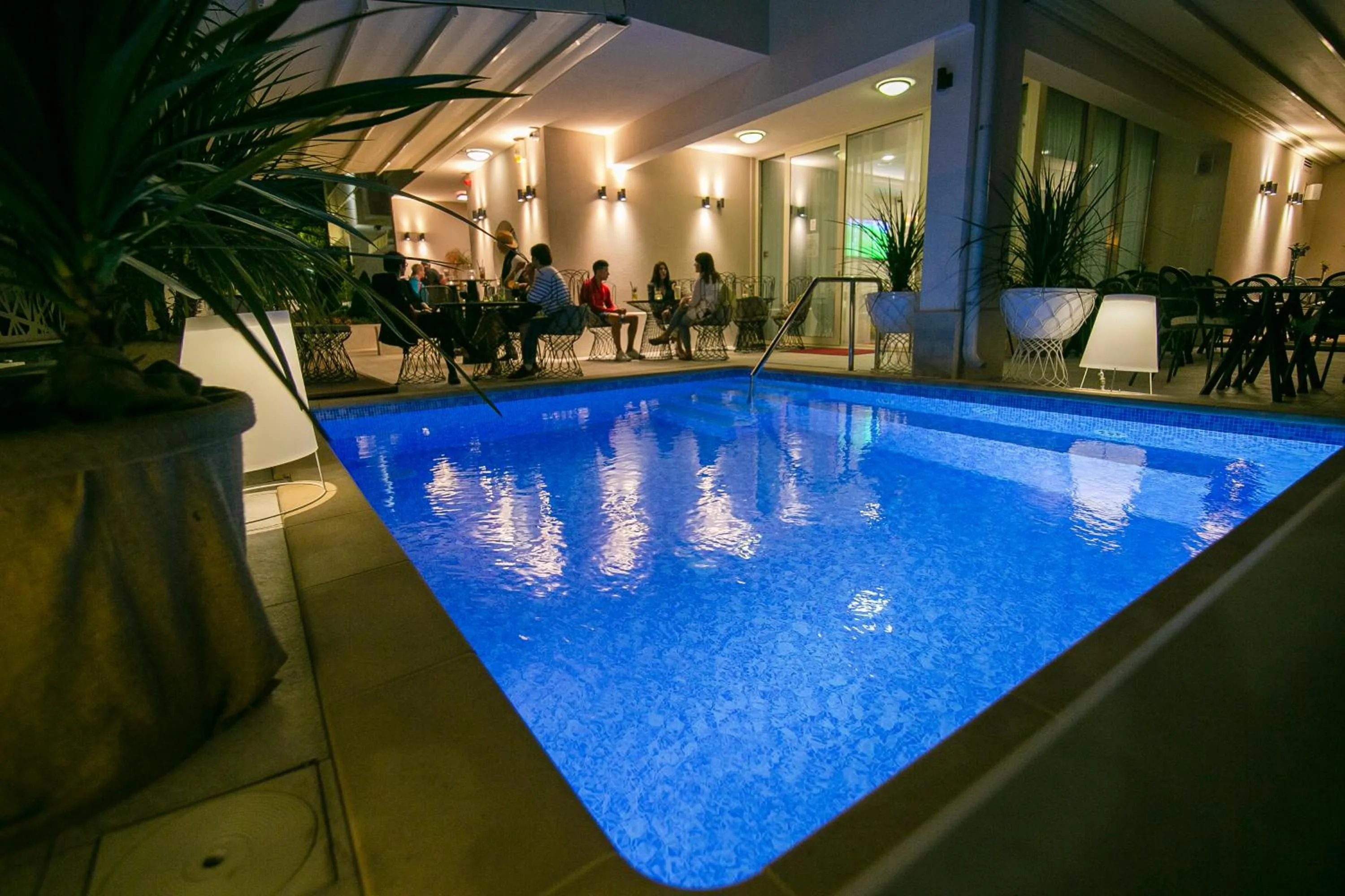 Swimming pool in Aparthotel Flora