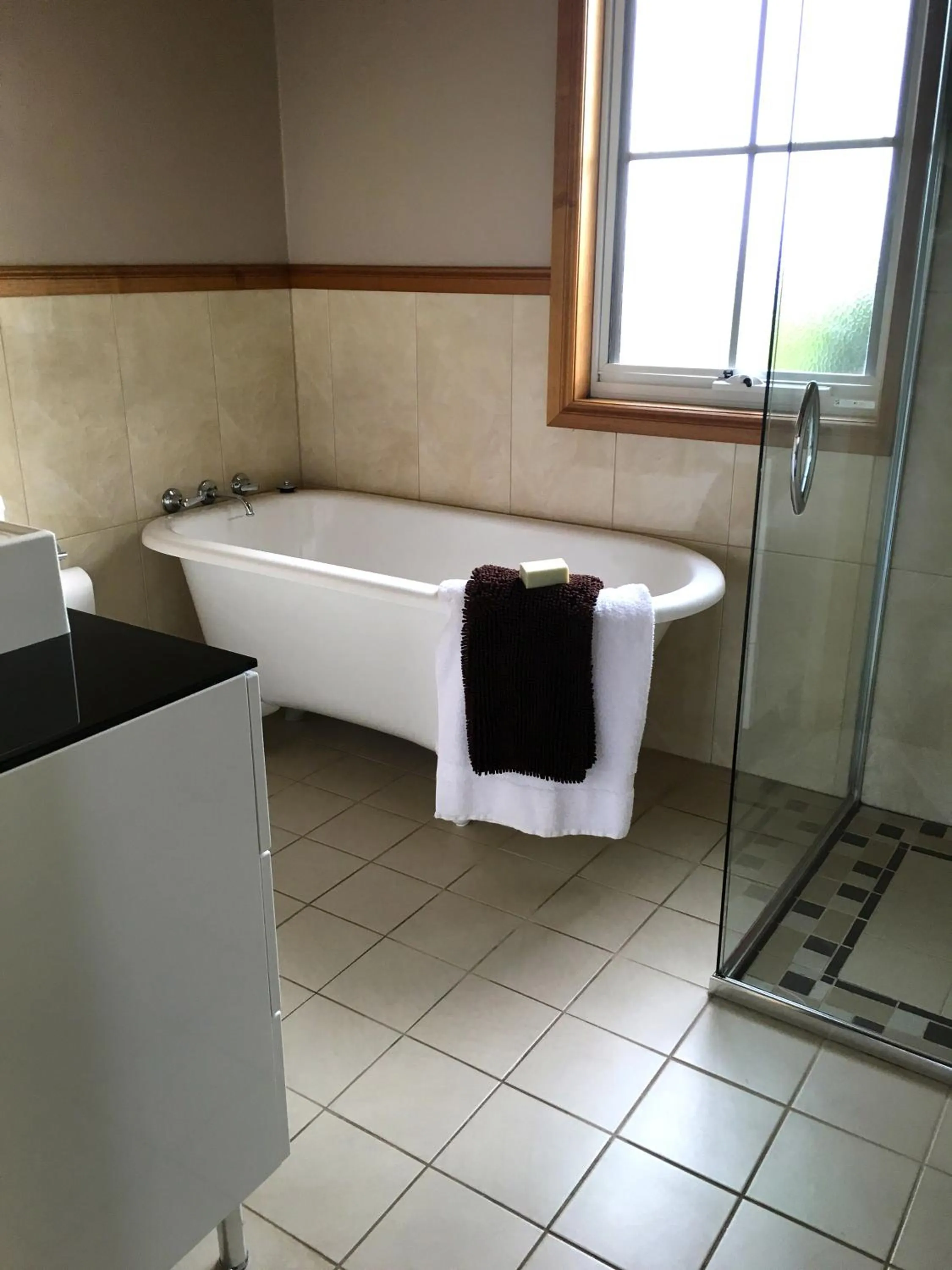 Bathroom in Cable Station Accommodation