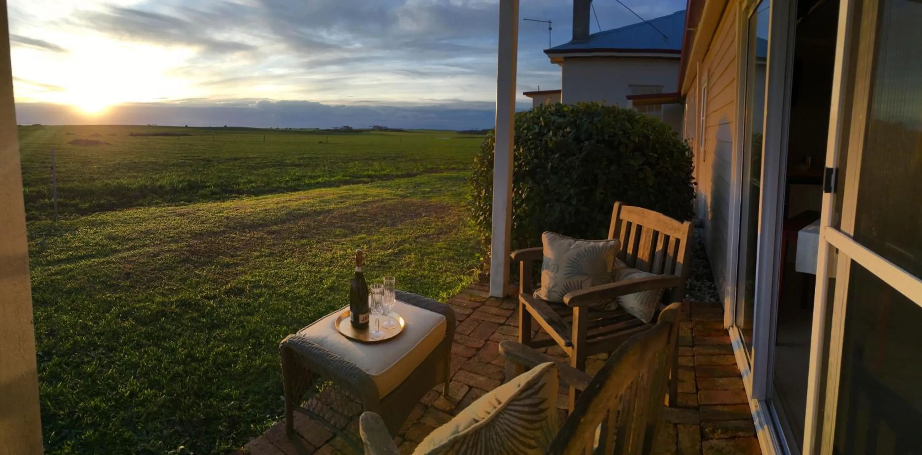Patio in Cable Station Accommodation