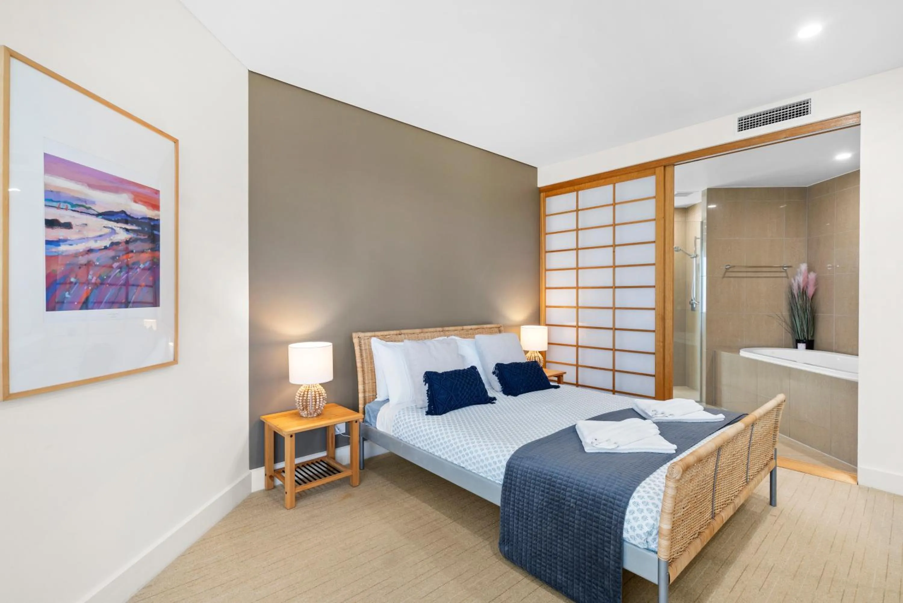 Bed in Cotton Beach Resort - Tweed Coast Holidays ®