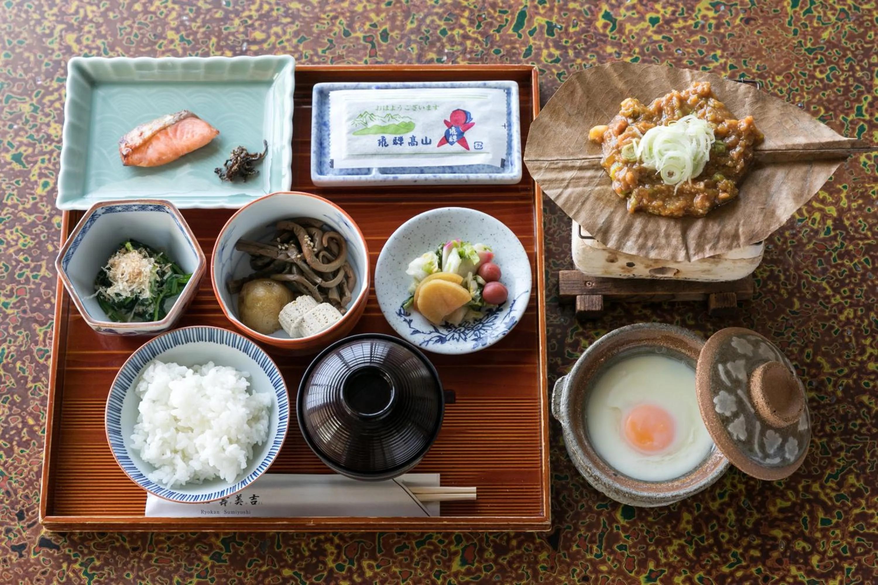 Breakfast in Sumiyoshi Ryokan