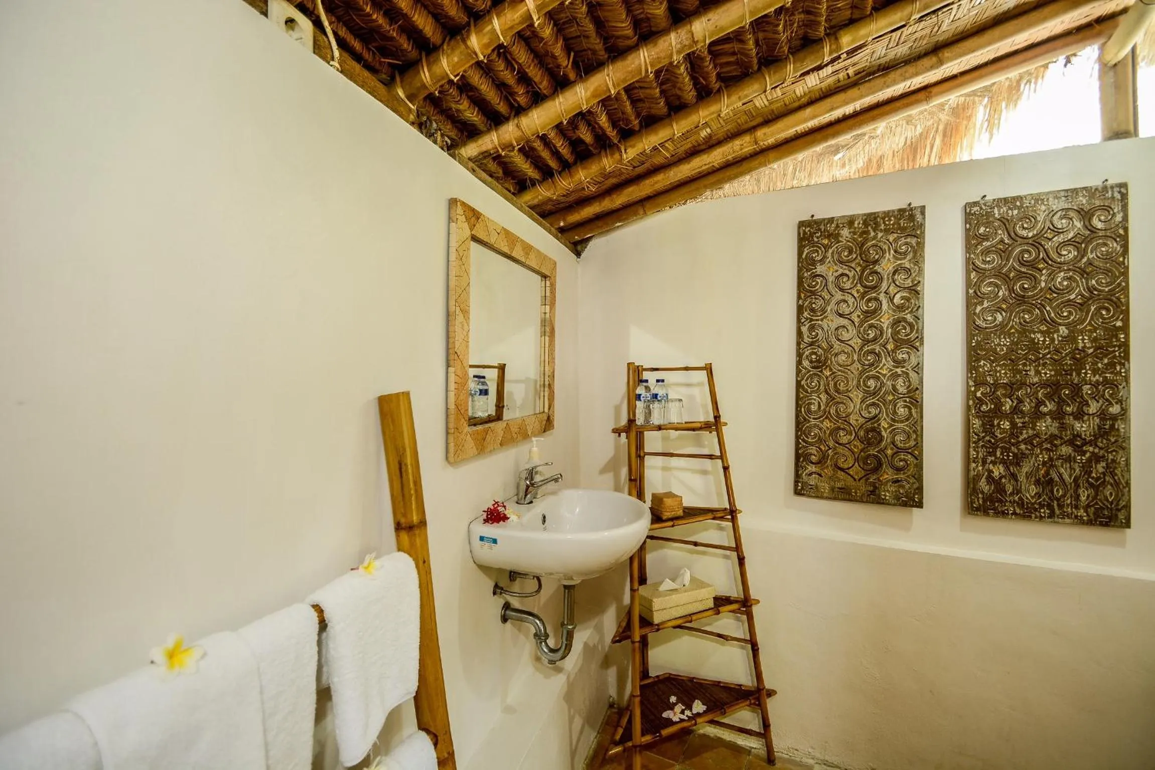 Shower, Bed in Aashaya Jasri Resort