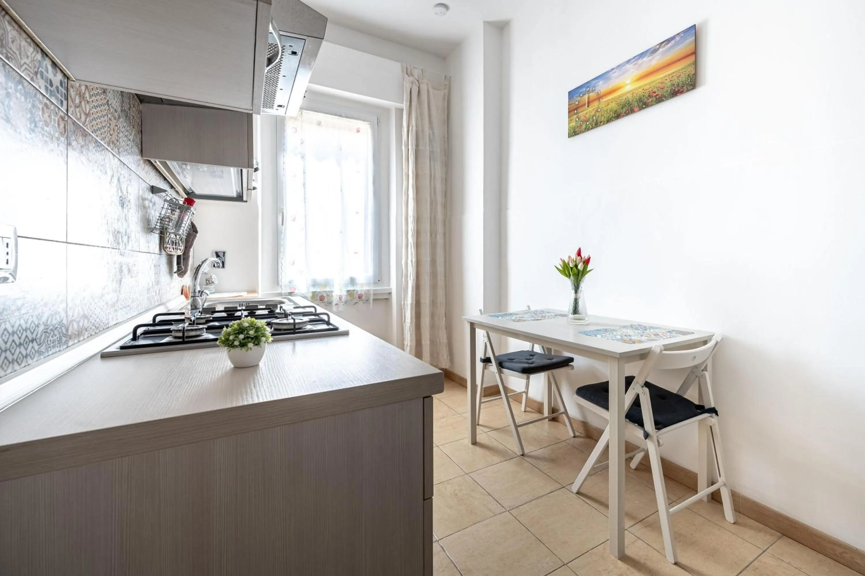Kitchen or kitchenette in Caracciolo Apartment - Metro San Giovanni
