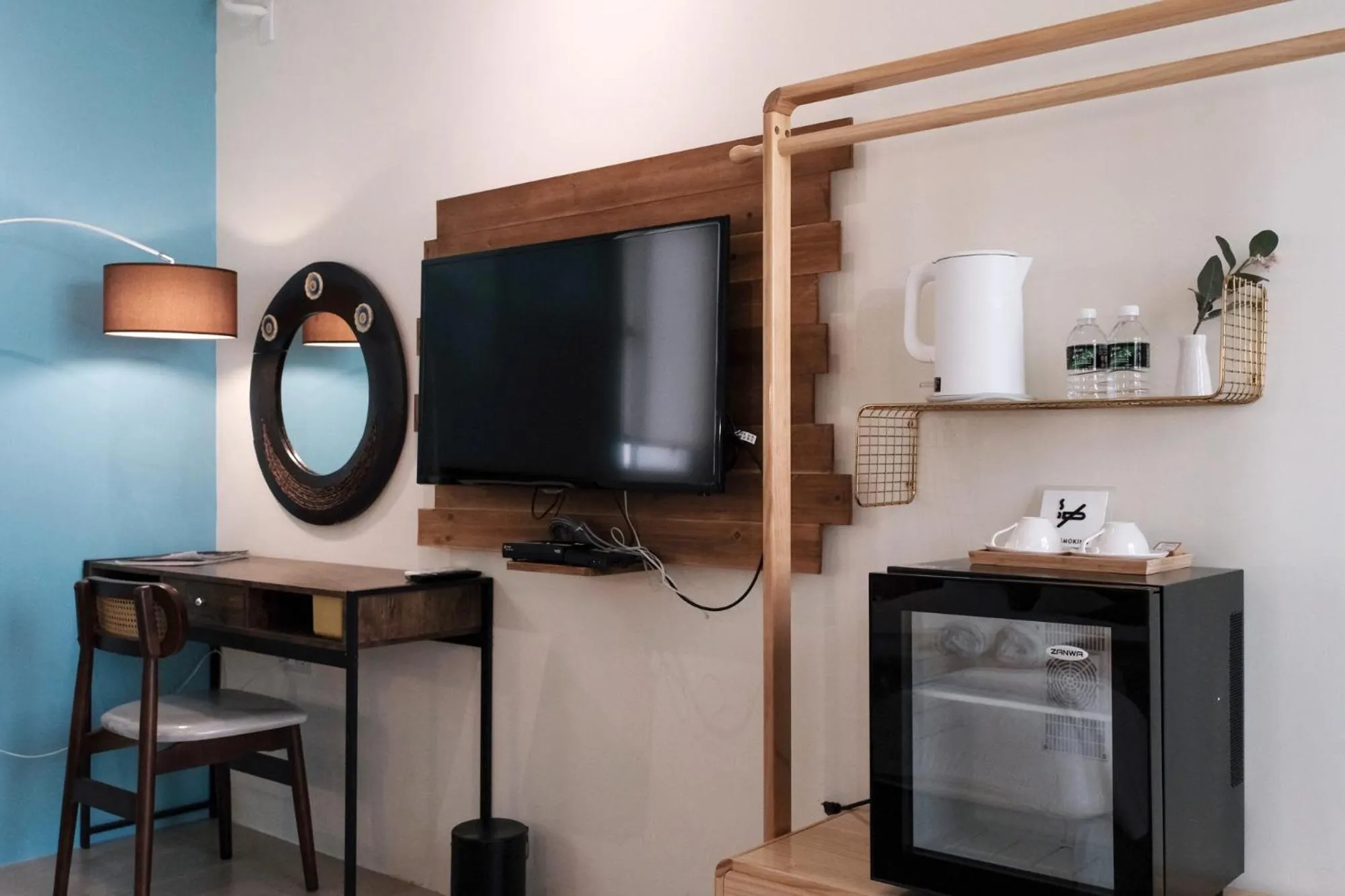 TV and multimedia in 沉靛旅宿 La Casa Indaco 墾丁夢幻島Villa