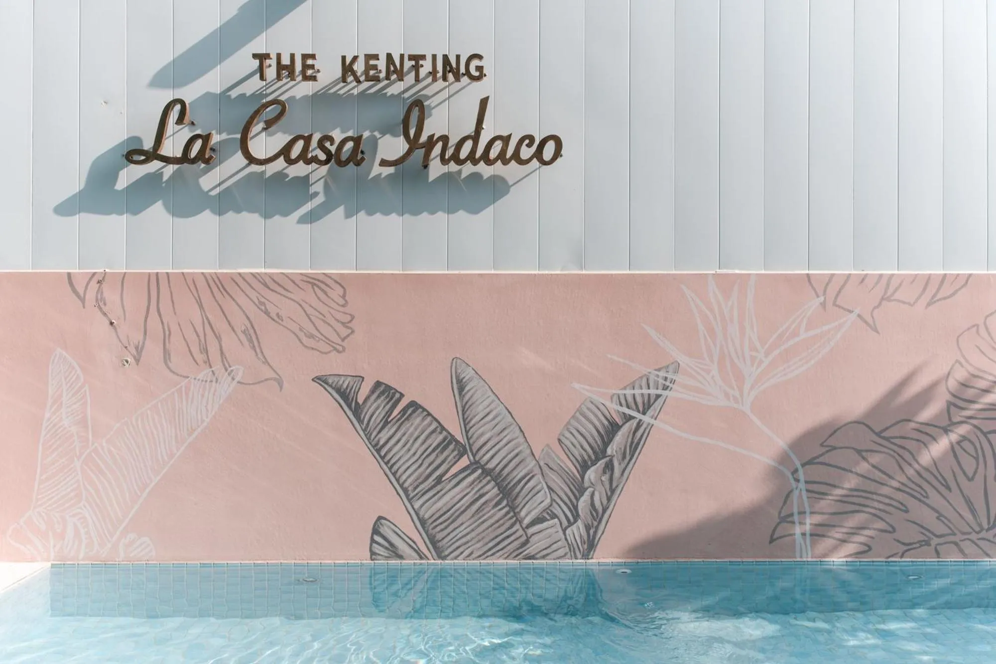 Pool view in 沉靛旅宿 La Casa Indaco 墾丁夢幻島Villa