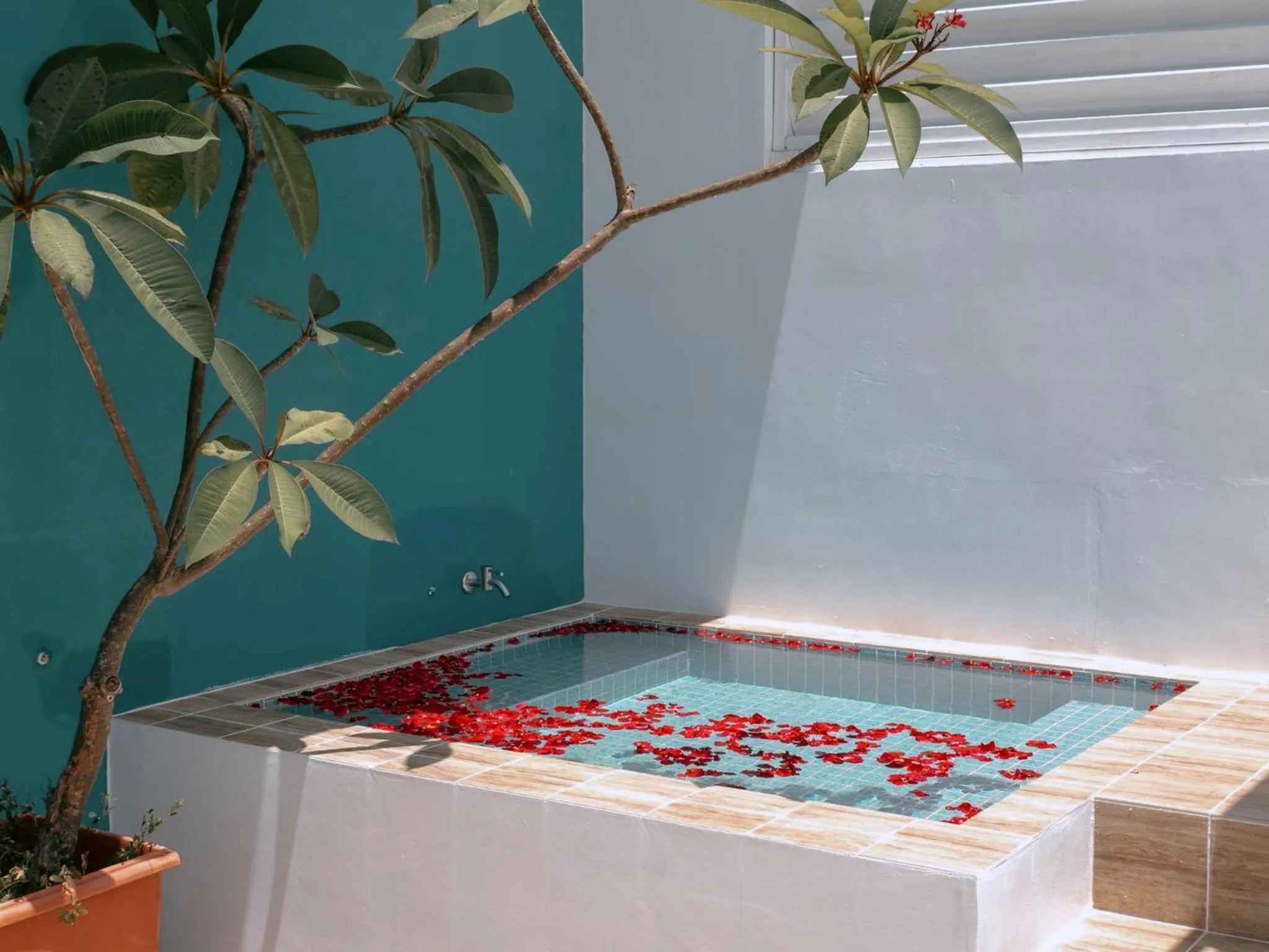 Balcony/Terrace in 沉靛旅宿 La Casa Indaco 墾丁夢幻島Villa