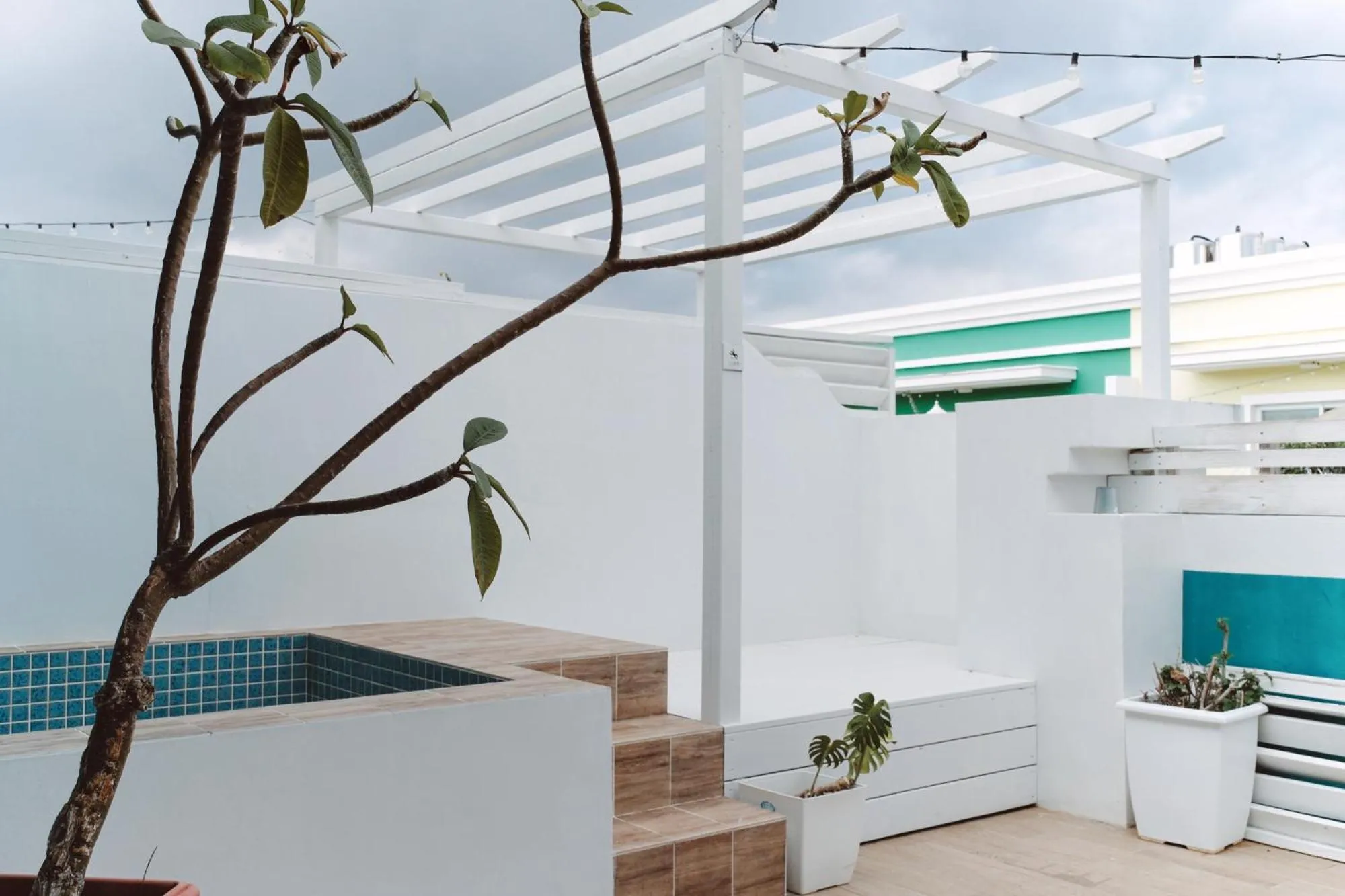 Balcony/Terrace in 沉靛旅宿 La Casa Indaco 墾丁夢幻島Villa