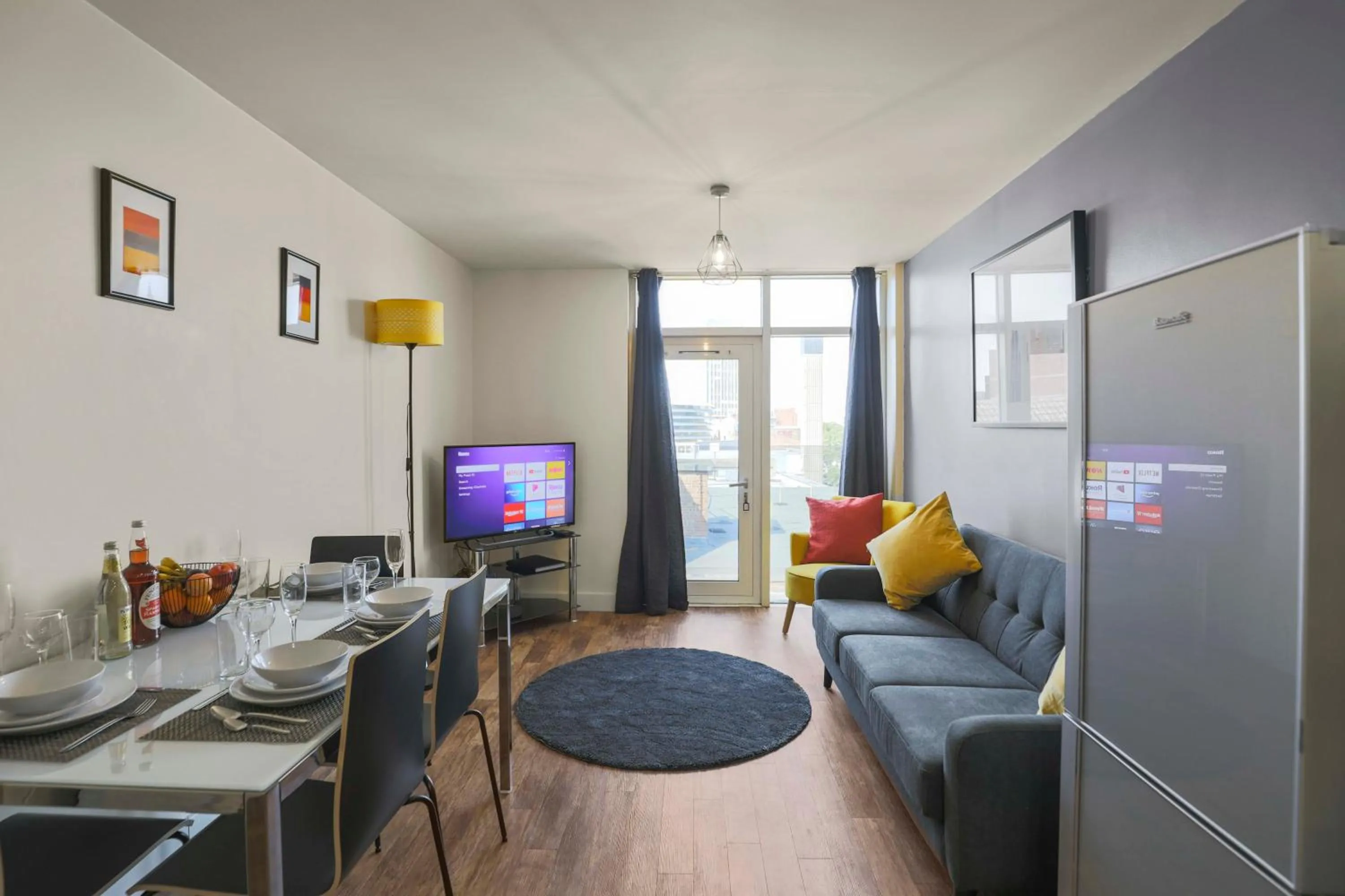 Living room in UR STAY Apartments Leicester