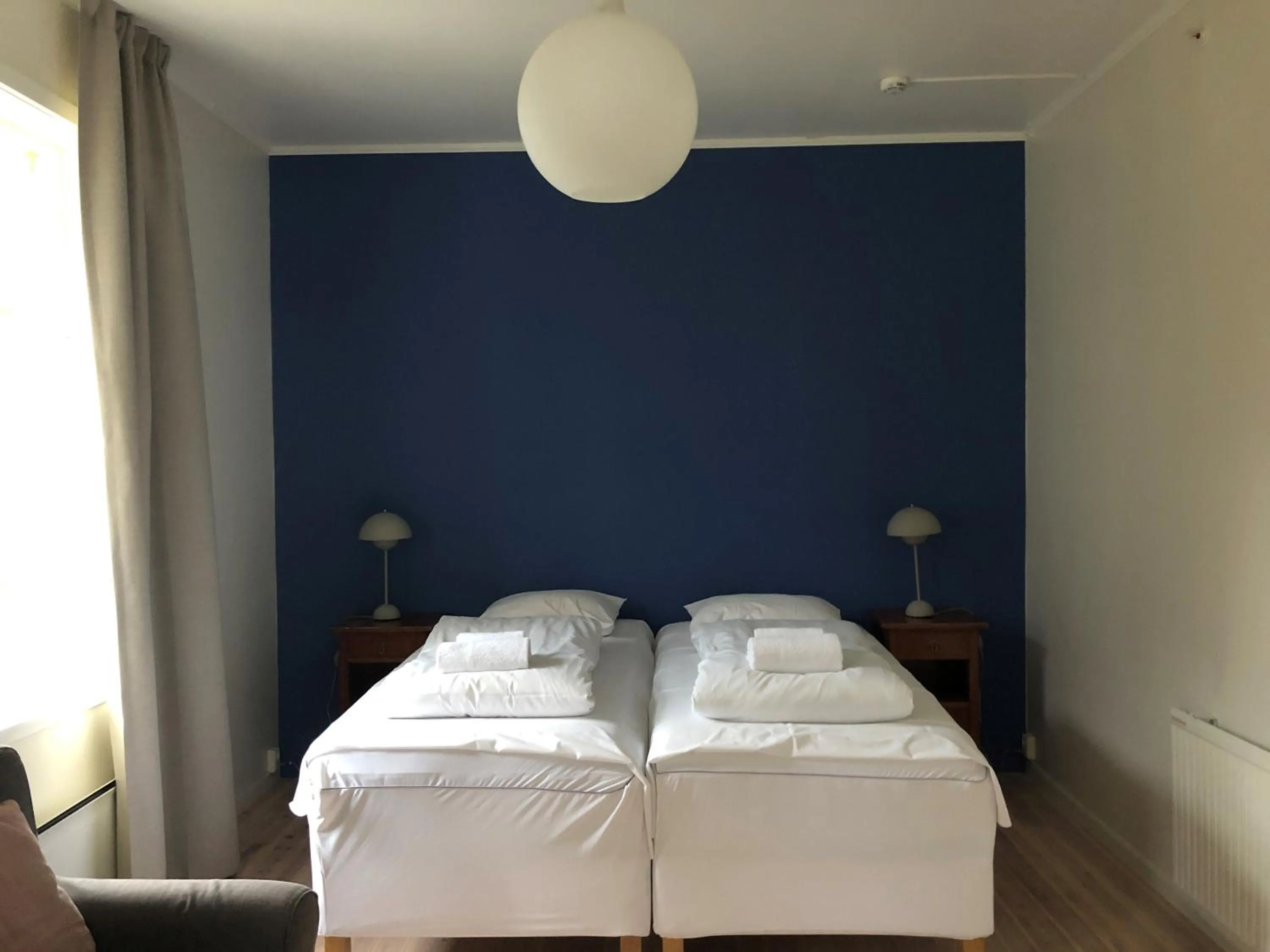 Bed in Lindstrøm Hotel