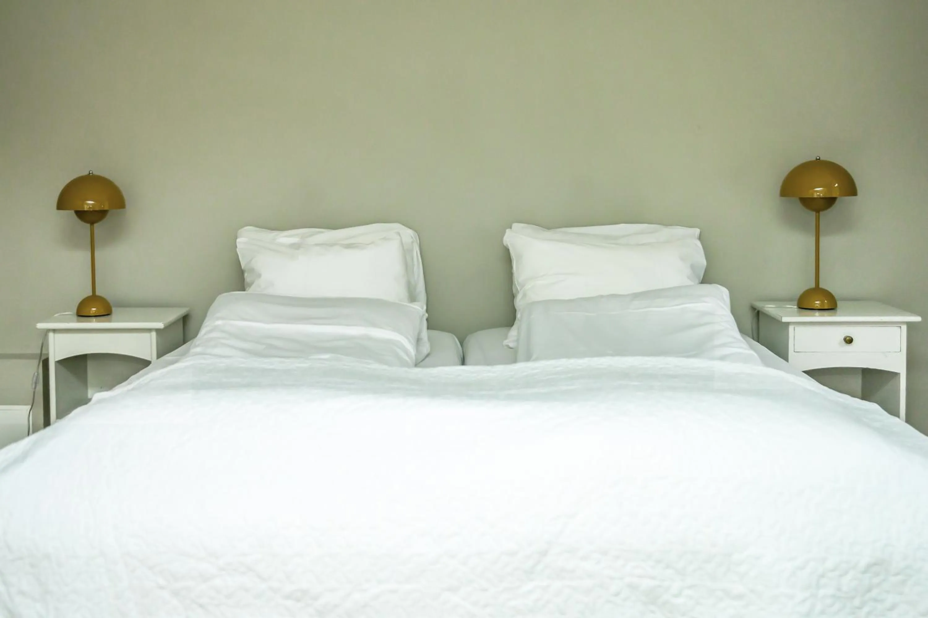 Bed in Lindstrøm Hotel