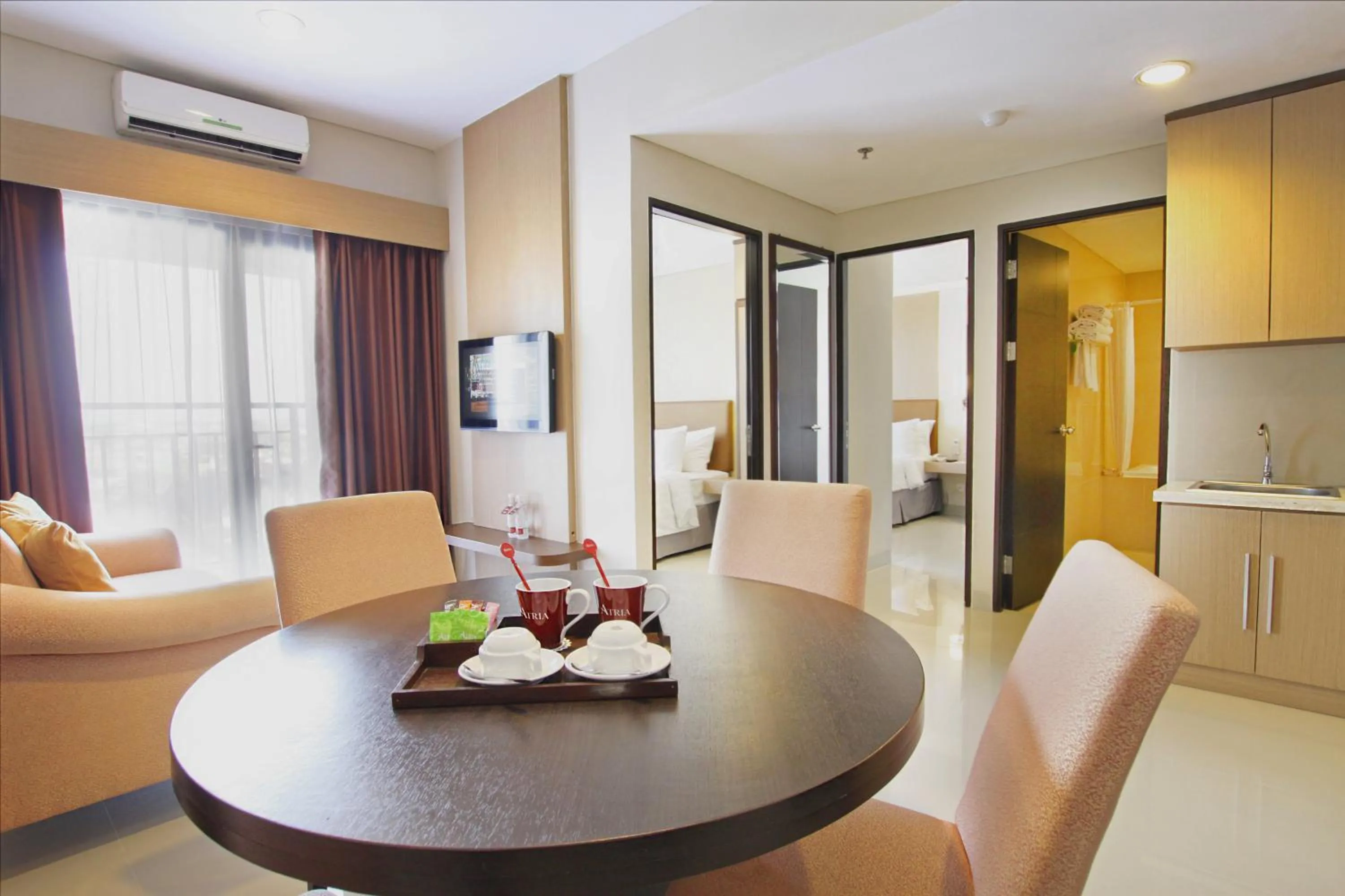 Dining area in Atria Residences Gading Serpong