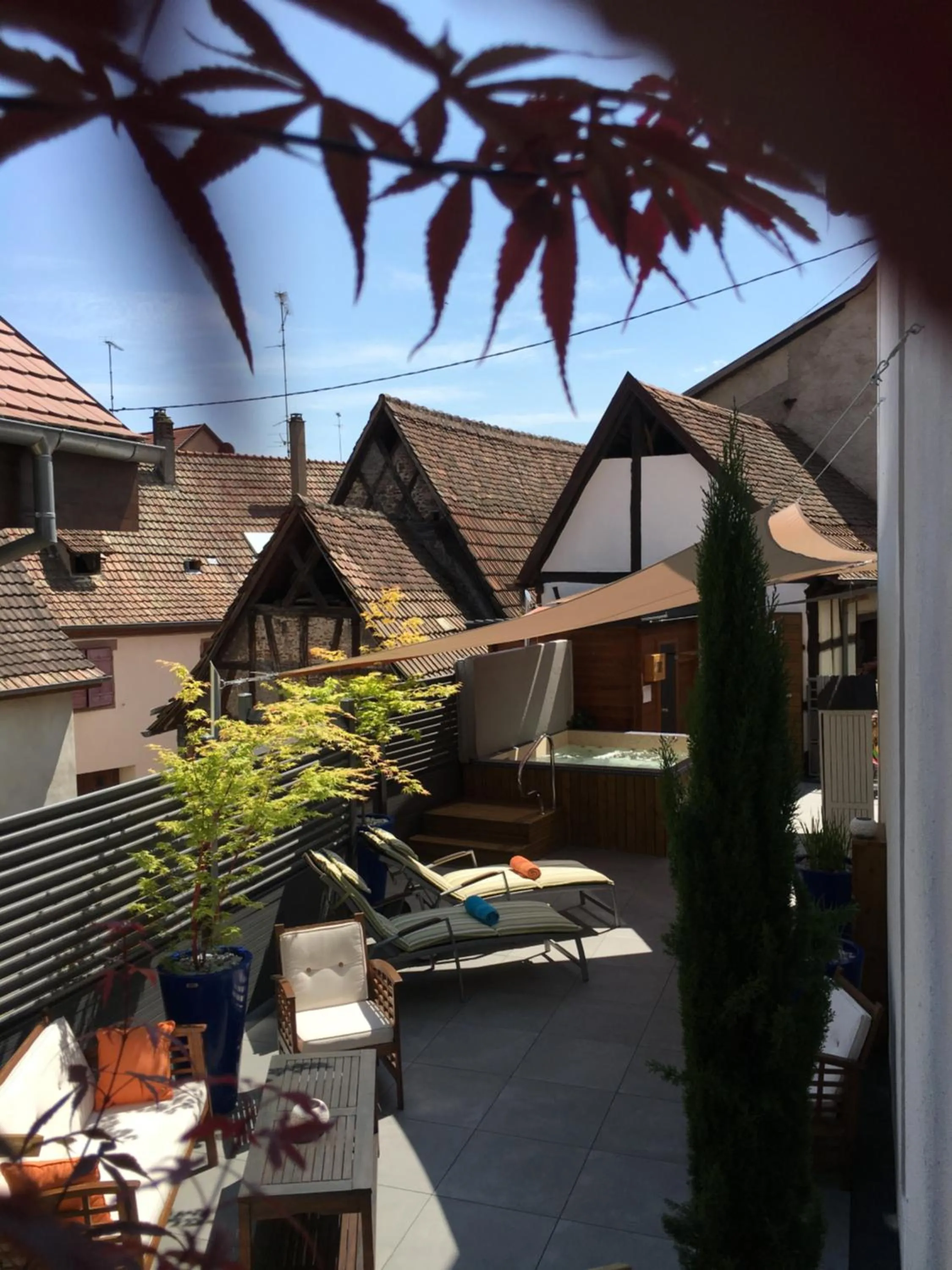 Property building in Hotel SPA Au Cheval Blanc