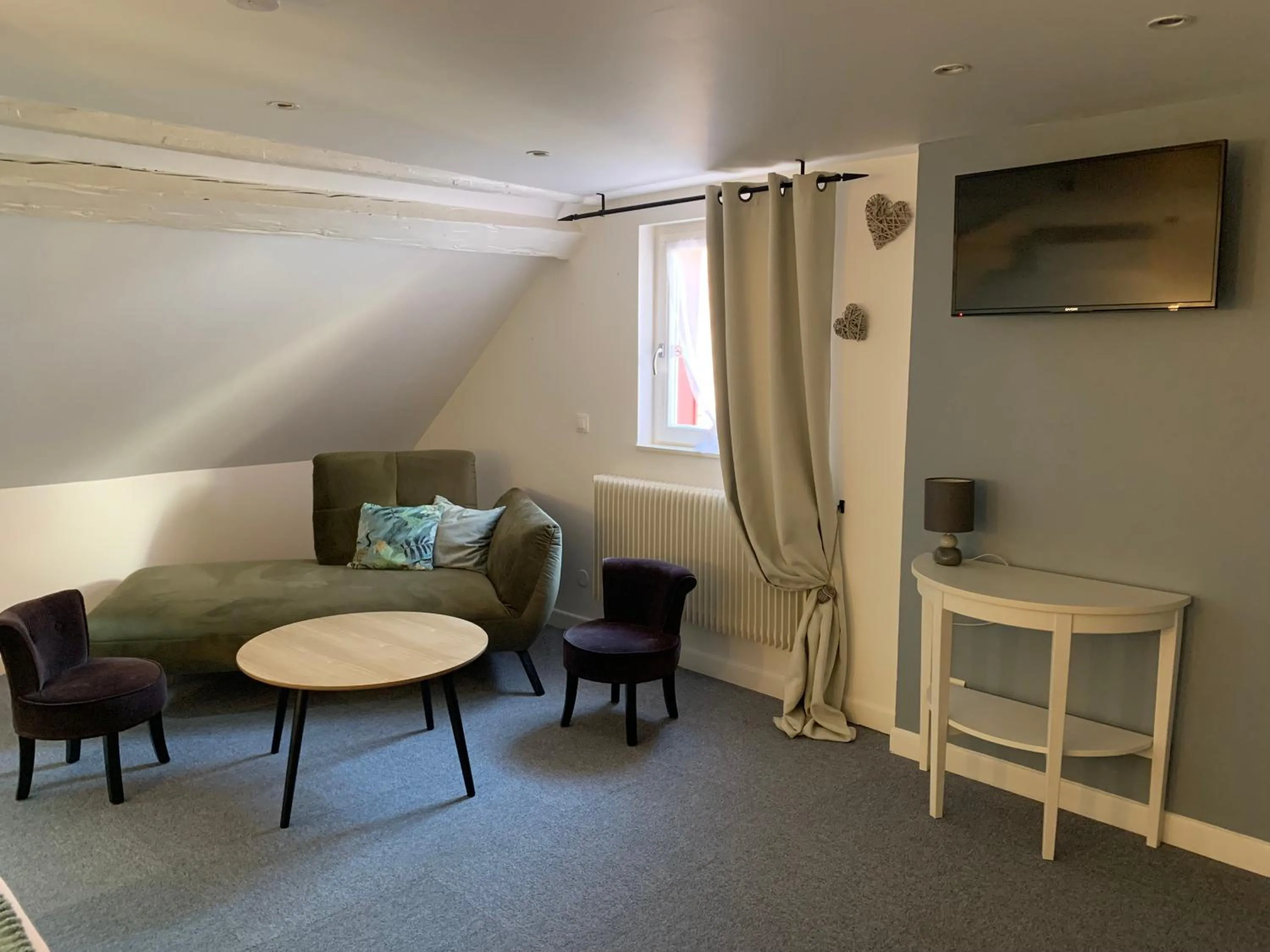 TV and multimedia in Hotel SPA Au Cheval Blanc