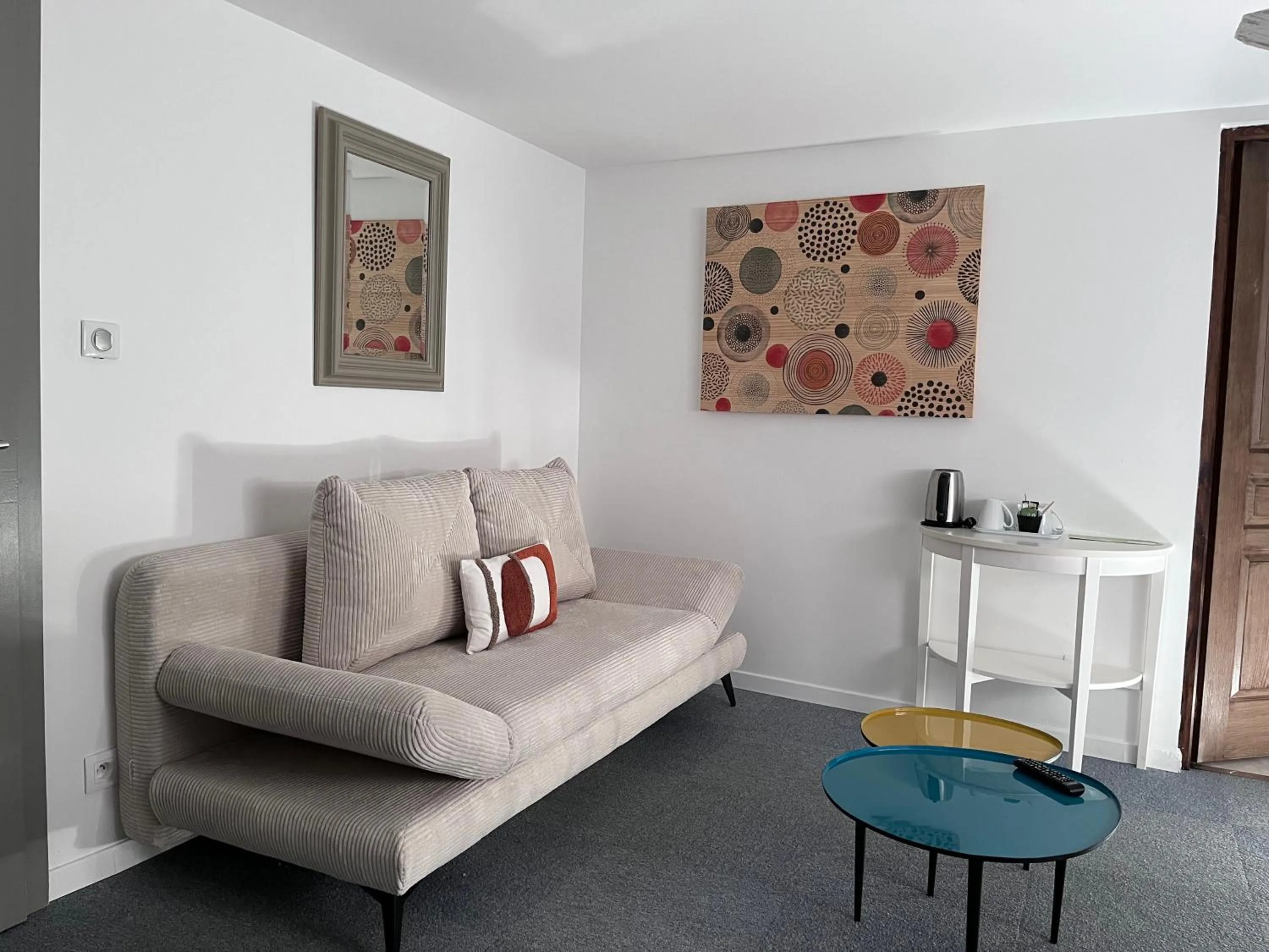 Seating area in Hotel SPA Au Cheval Blanc