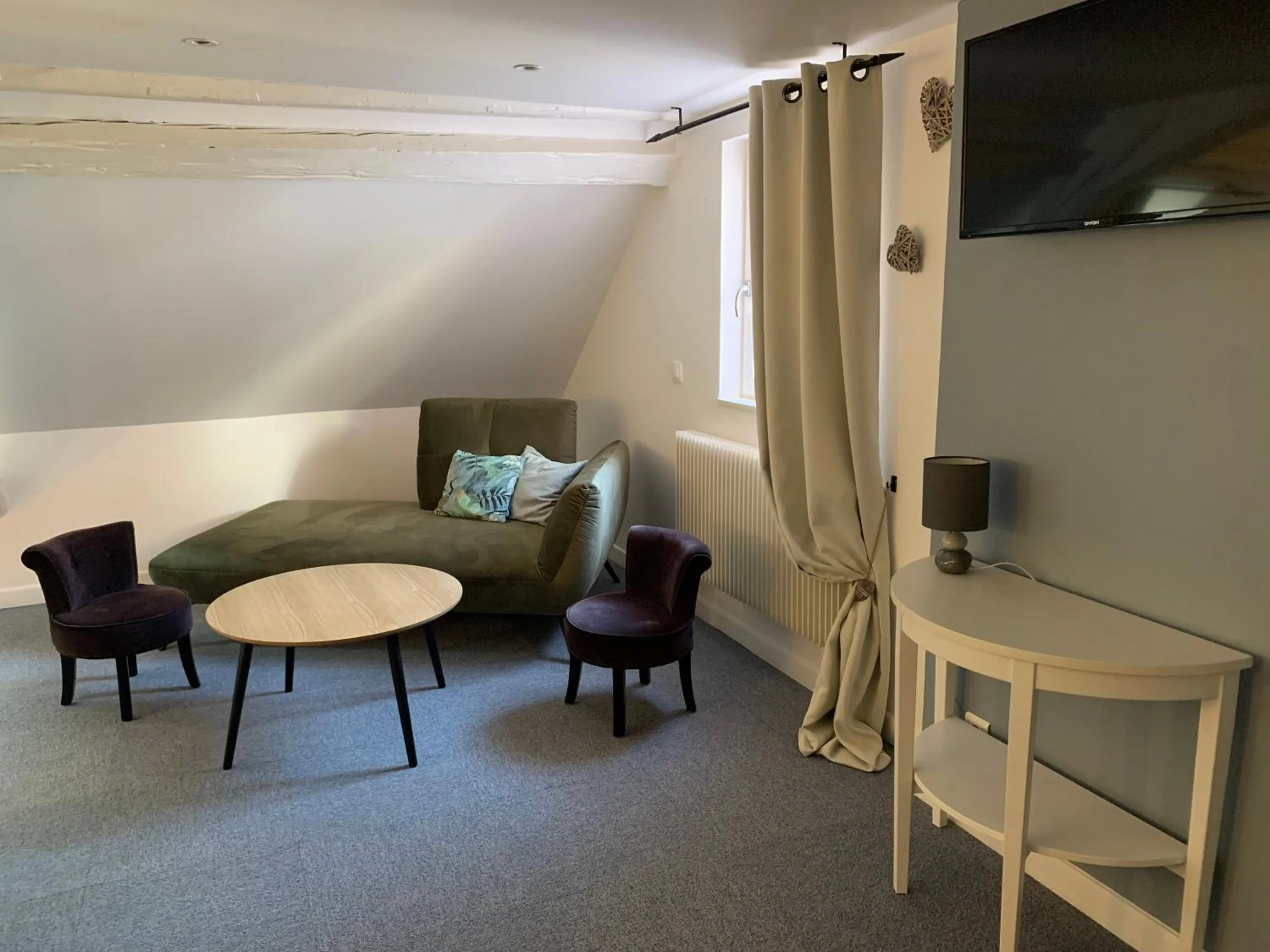 TV and multimedia in Hotel SPA Au Cheval Blanc