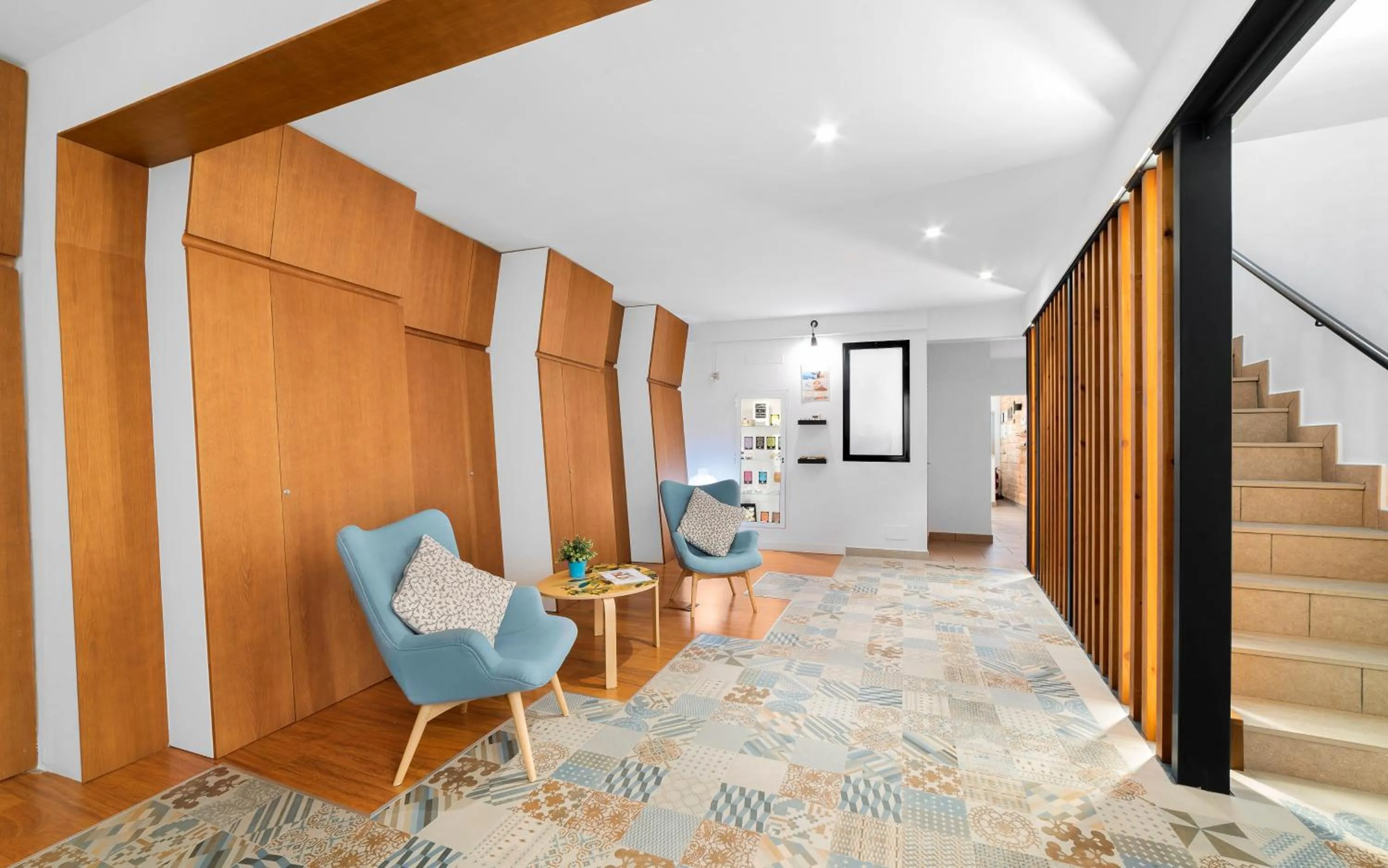 Communal lounge/ TV room in Boutique Hotel El Olivar