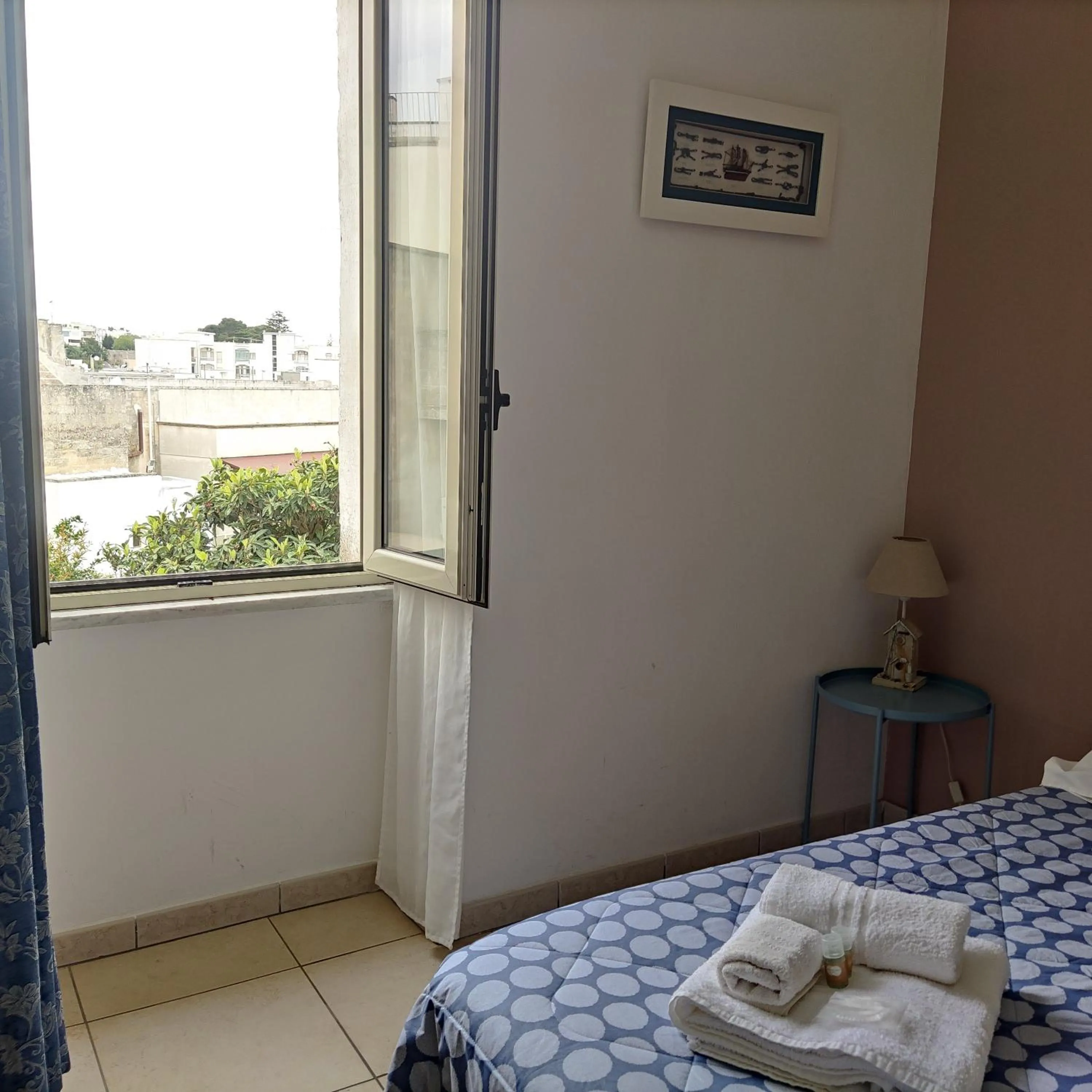 View (from property/room), Bed in Mediterraneo Camere
