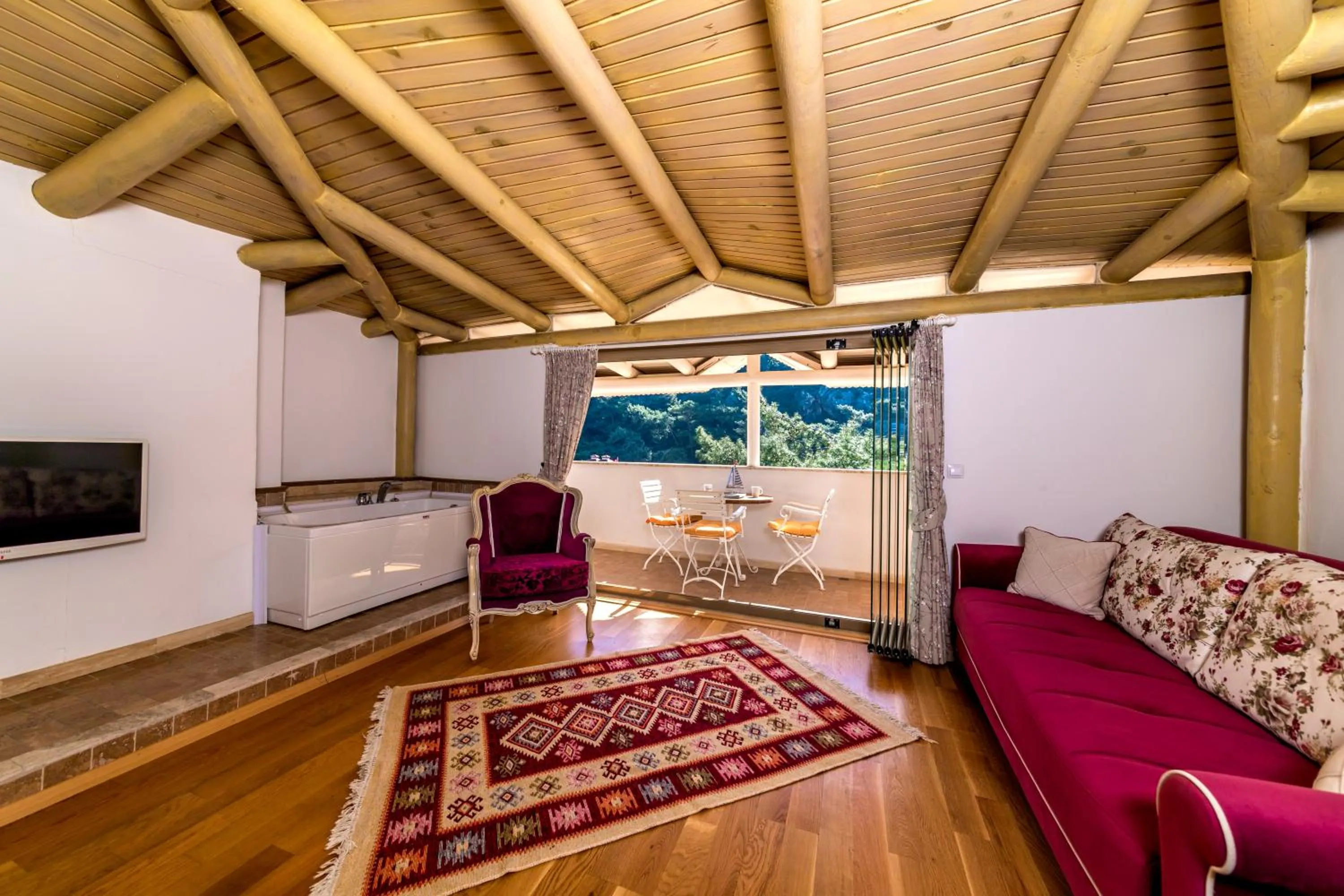 Living room in Petunya Konak Boutique Hotel