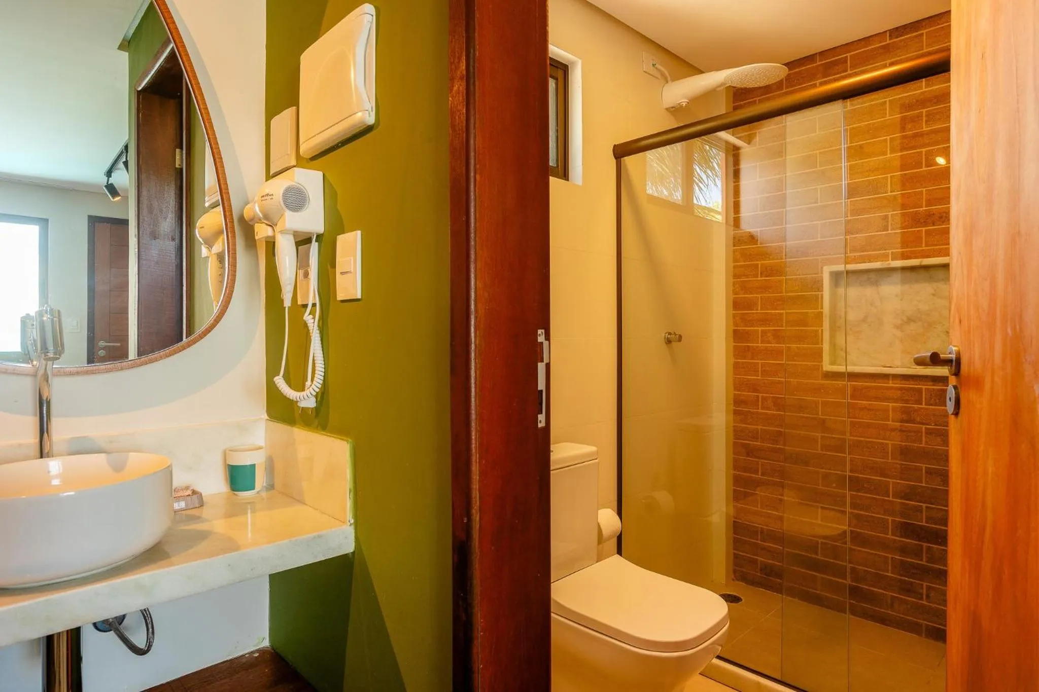 Bathroom in Pousada Un Paso del Mar