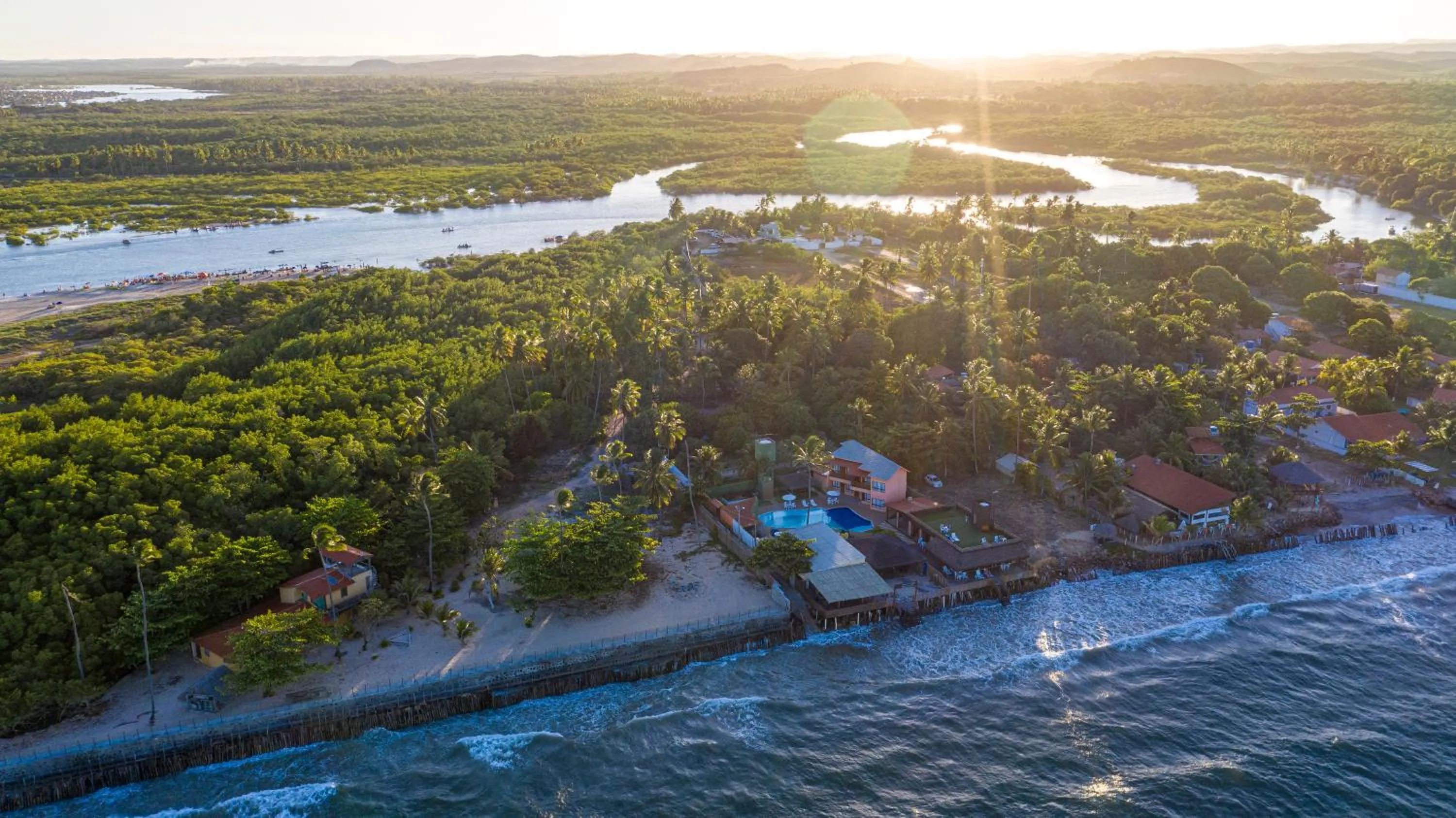 Bird's eye view in Pousada Un Paso del Mar