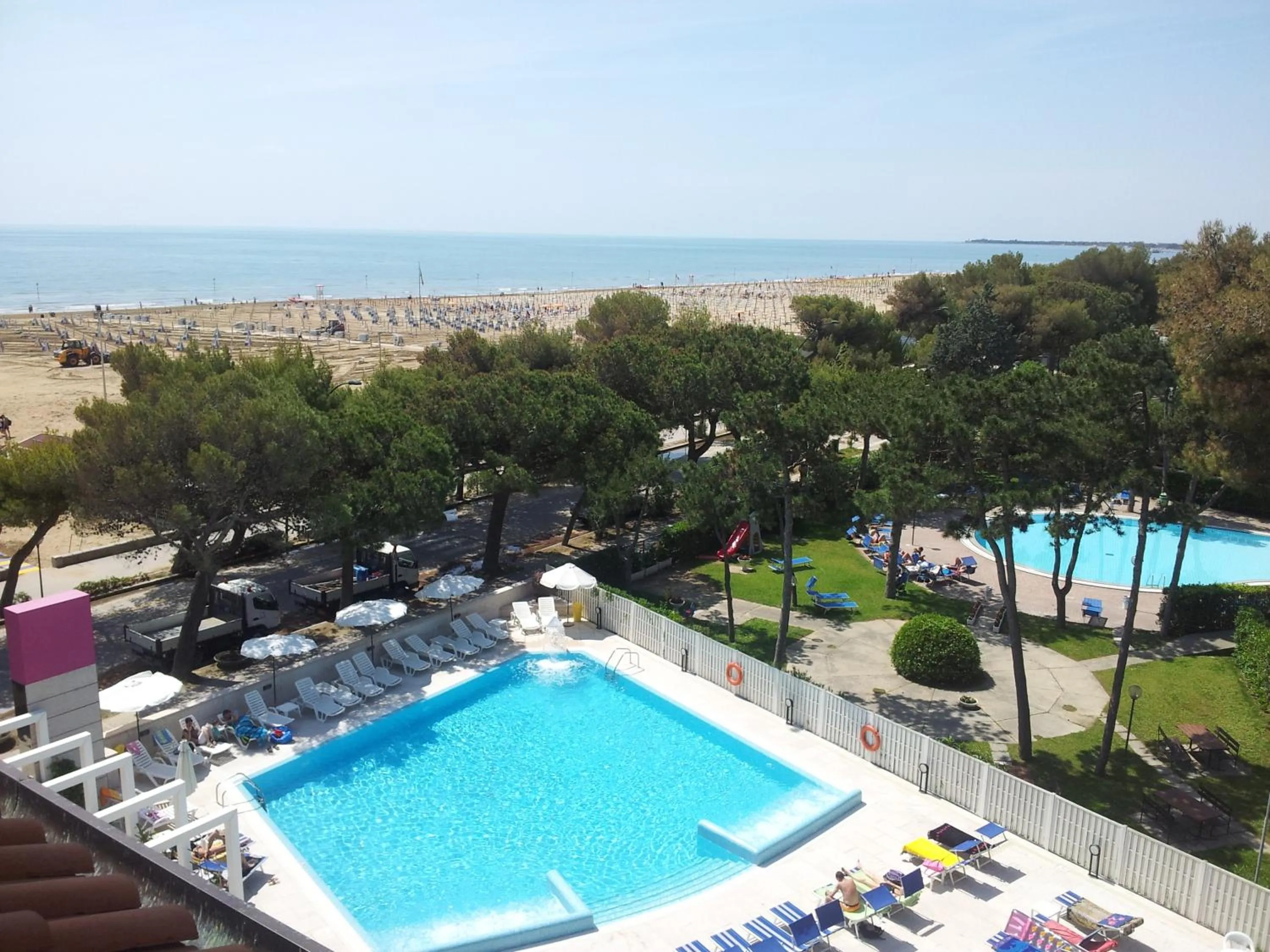 Beach in Hotel Bristol