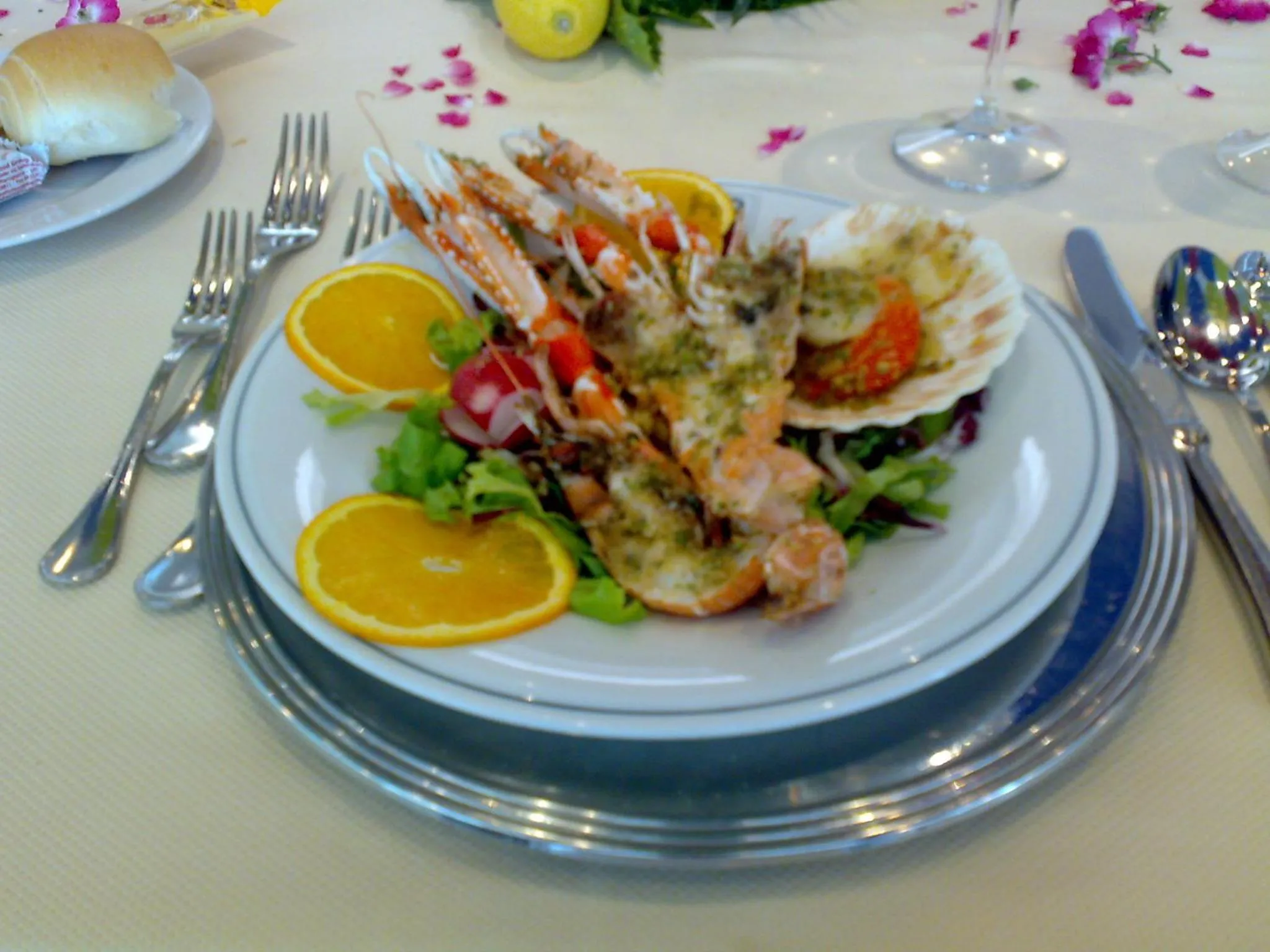 Food close-up in Hotel Bristol