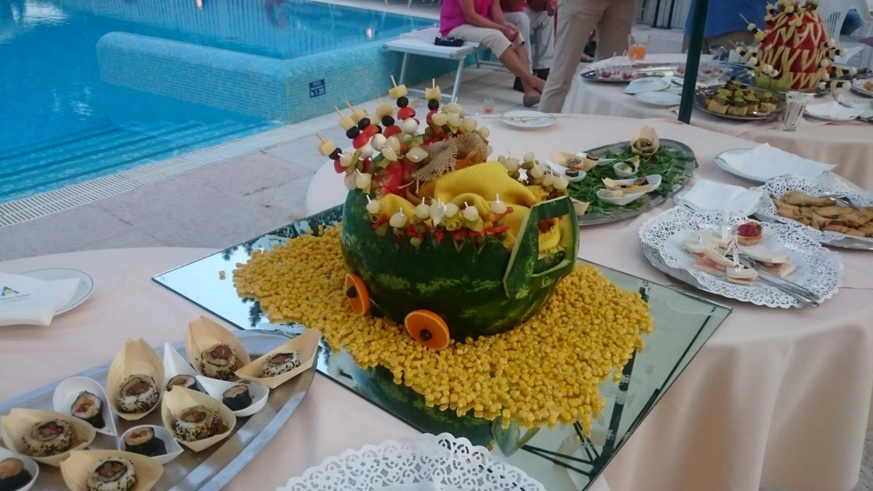 Food close-up in Hotel Bristol