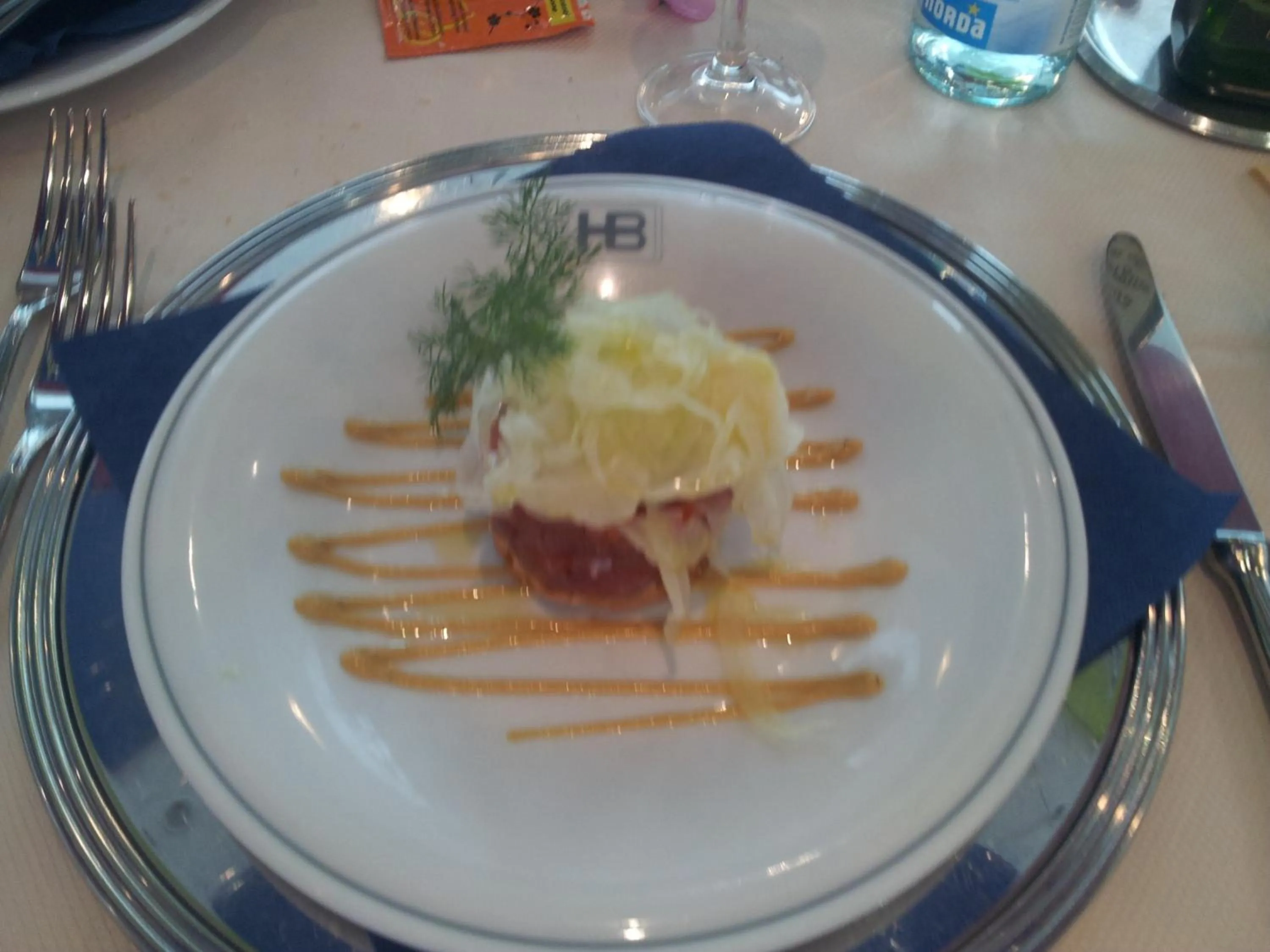 Food close-up in Hotel Bristol