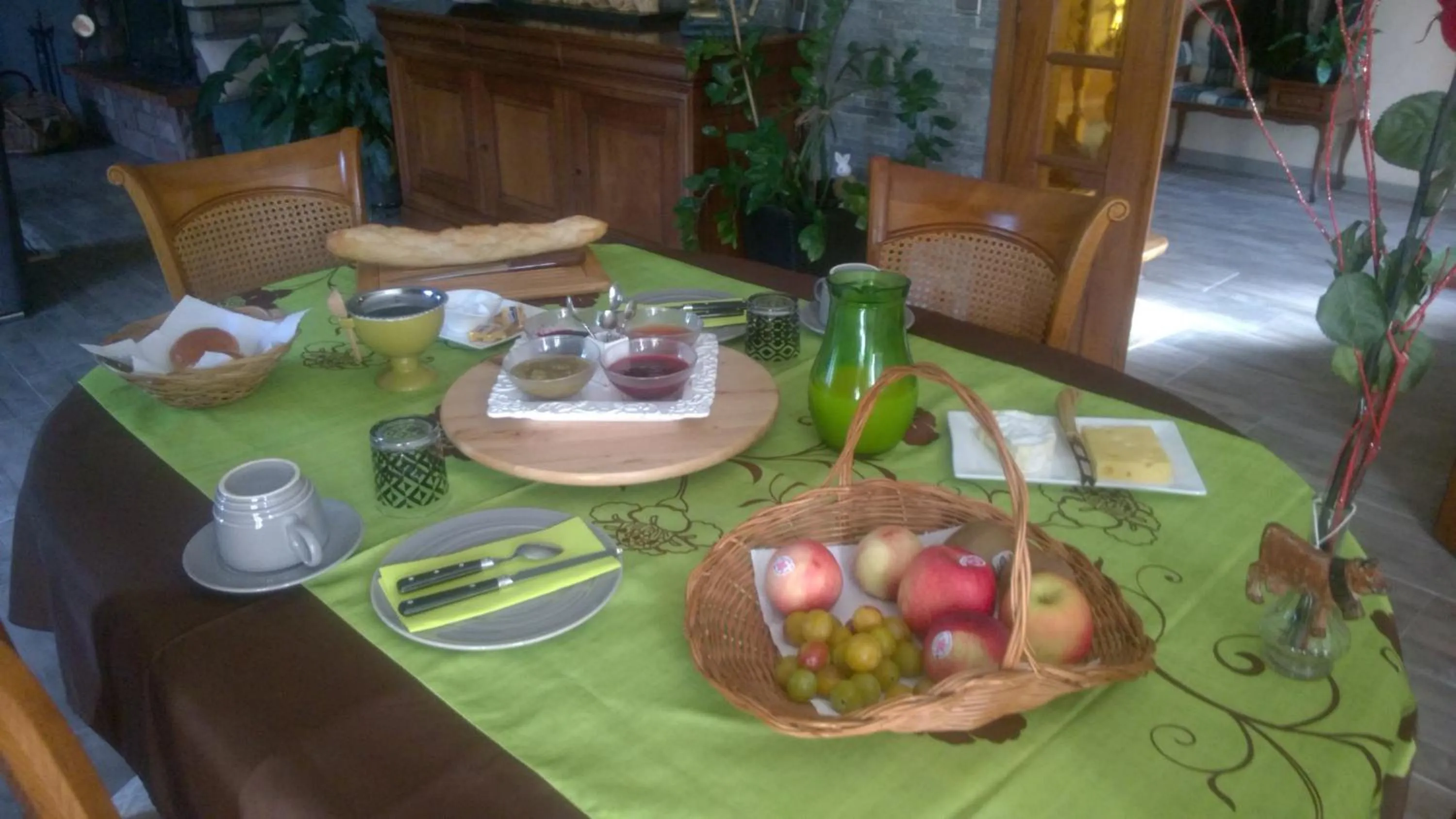 Food and drinks in Le Clos Pré