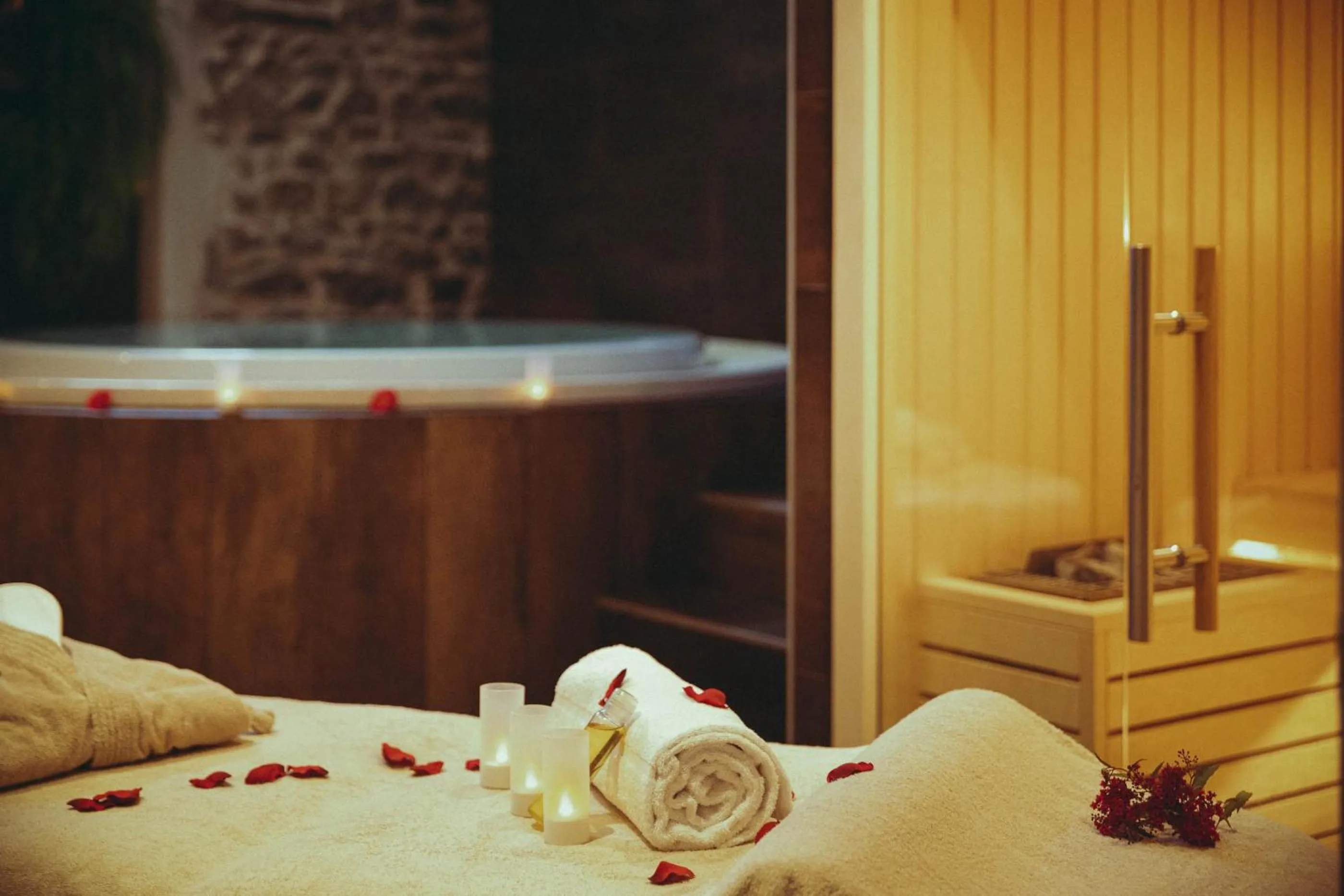 Spa and wellness centre/facilities in Auberge de Clochemerle - Spa & Restaurant gastronomique étoilé