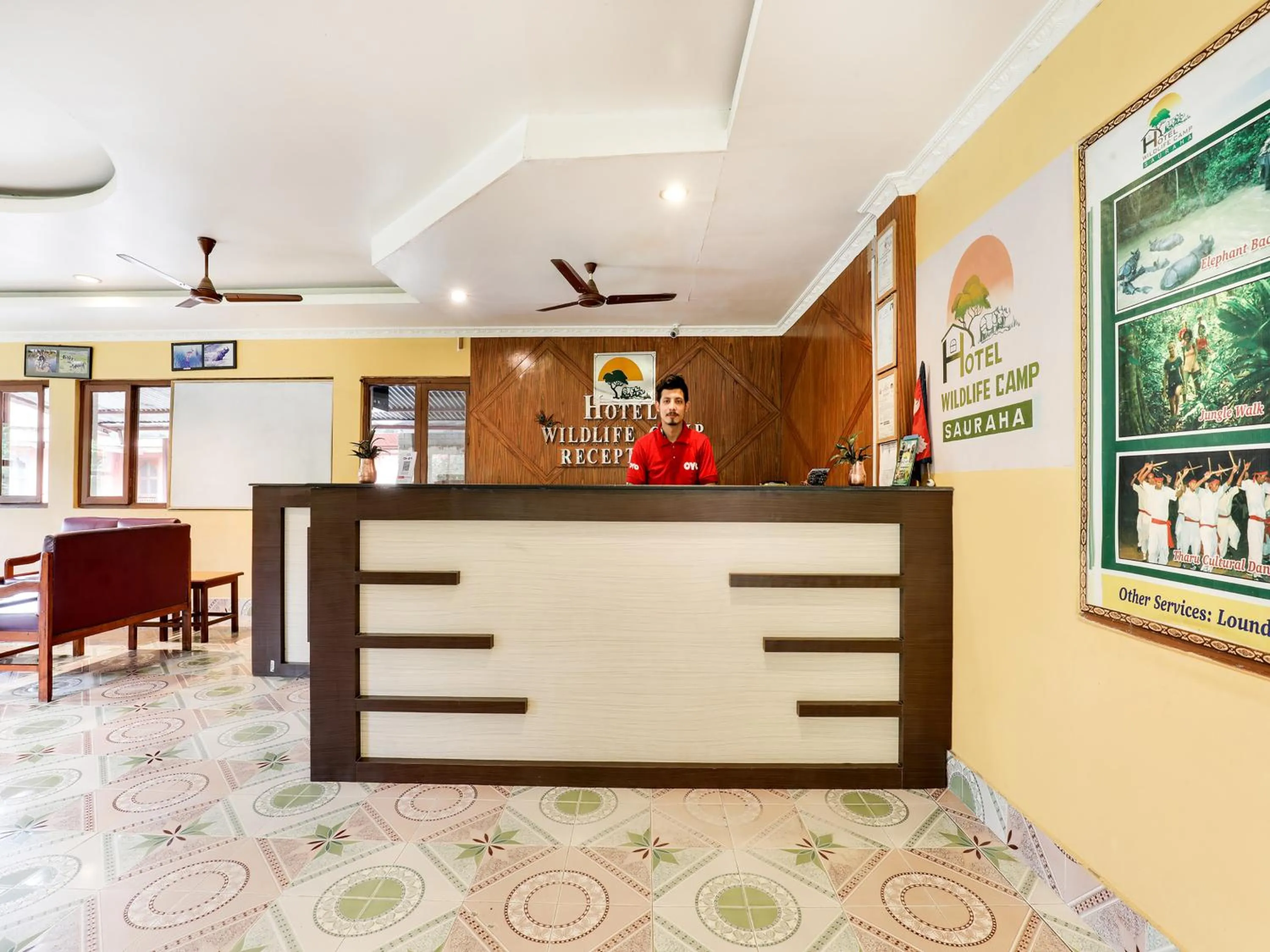 Staff in Hotel Wildlife Camp