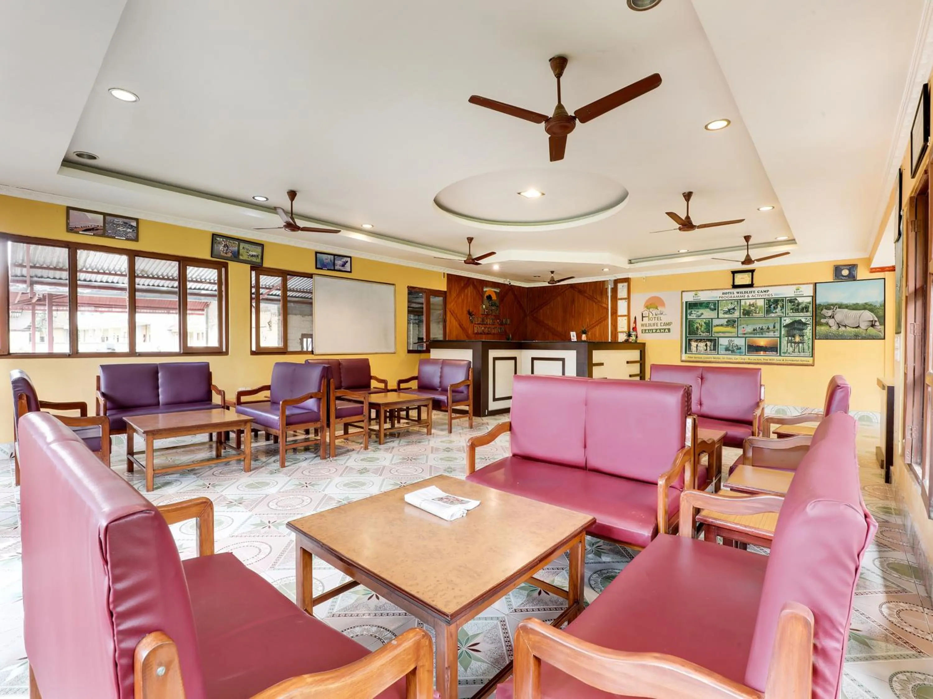 Lobby or reception in Hotel Wildlife Camp