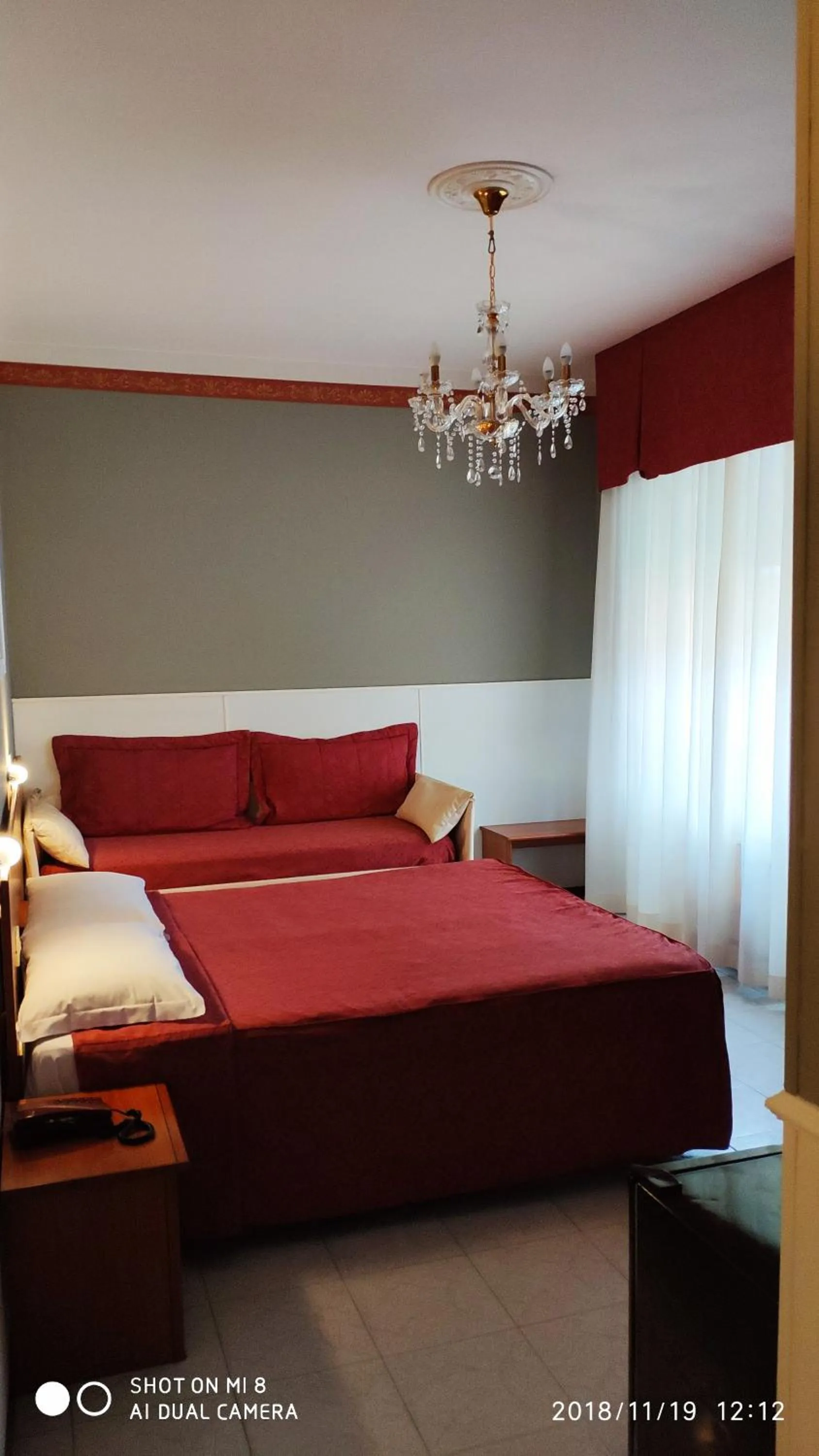 Bed in Hotel Minerva