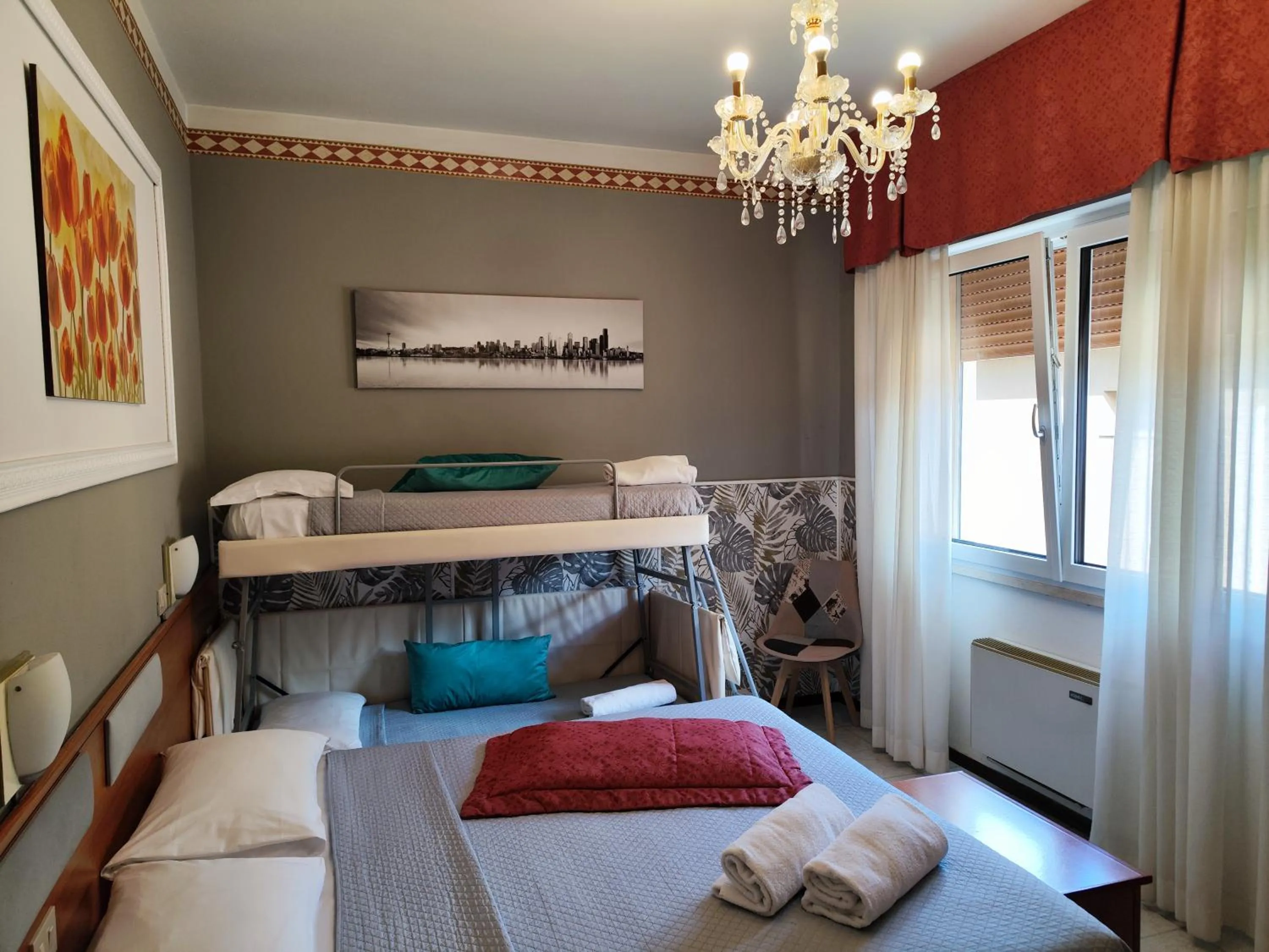 Bedroom, Bed in Hotel Minerva