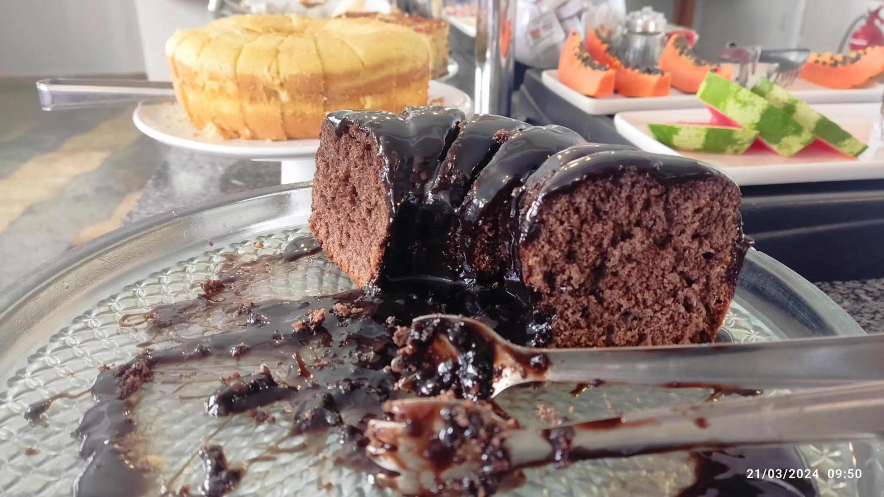 Buffet breakfast in Hotel Imperador