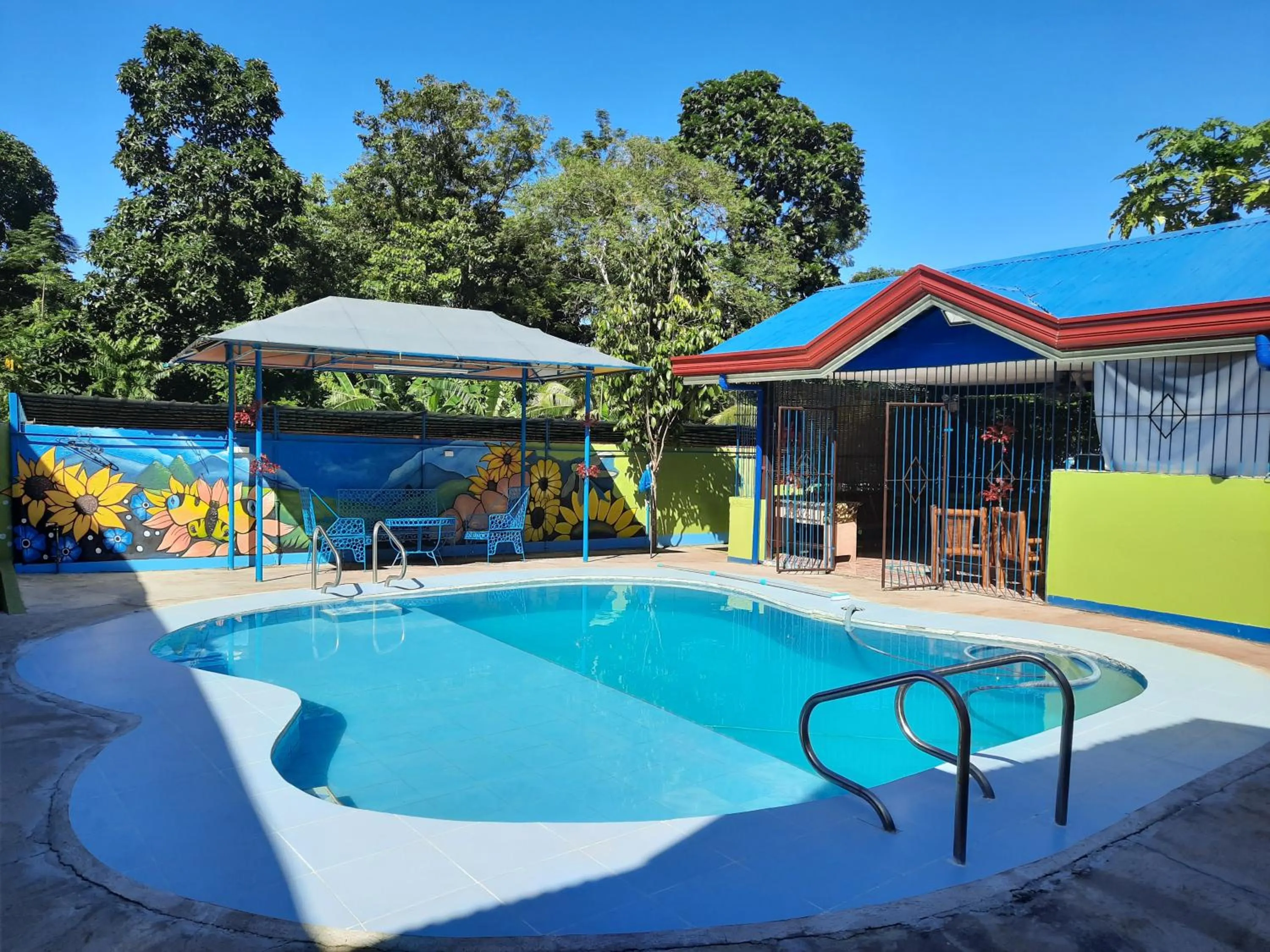 Pool view in Villa Corrales Homestay