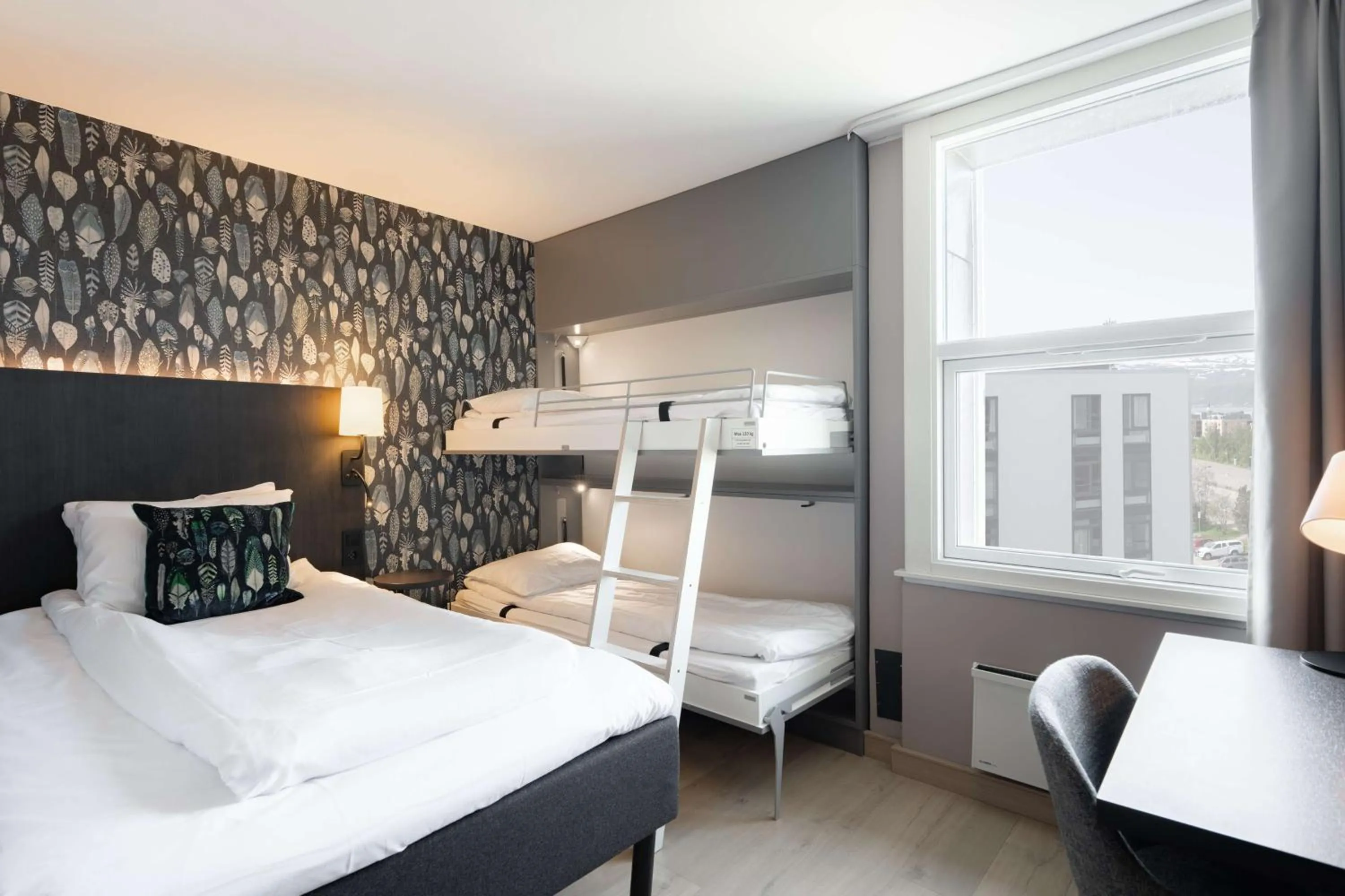 Bedroom, Bed in Scandic Alta