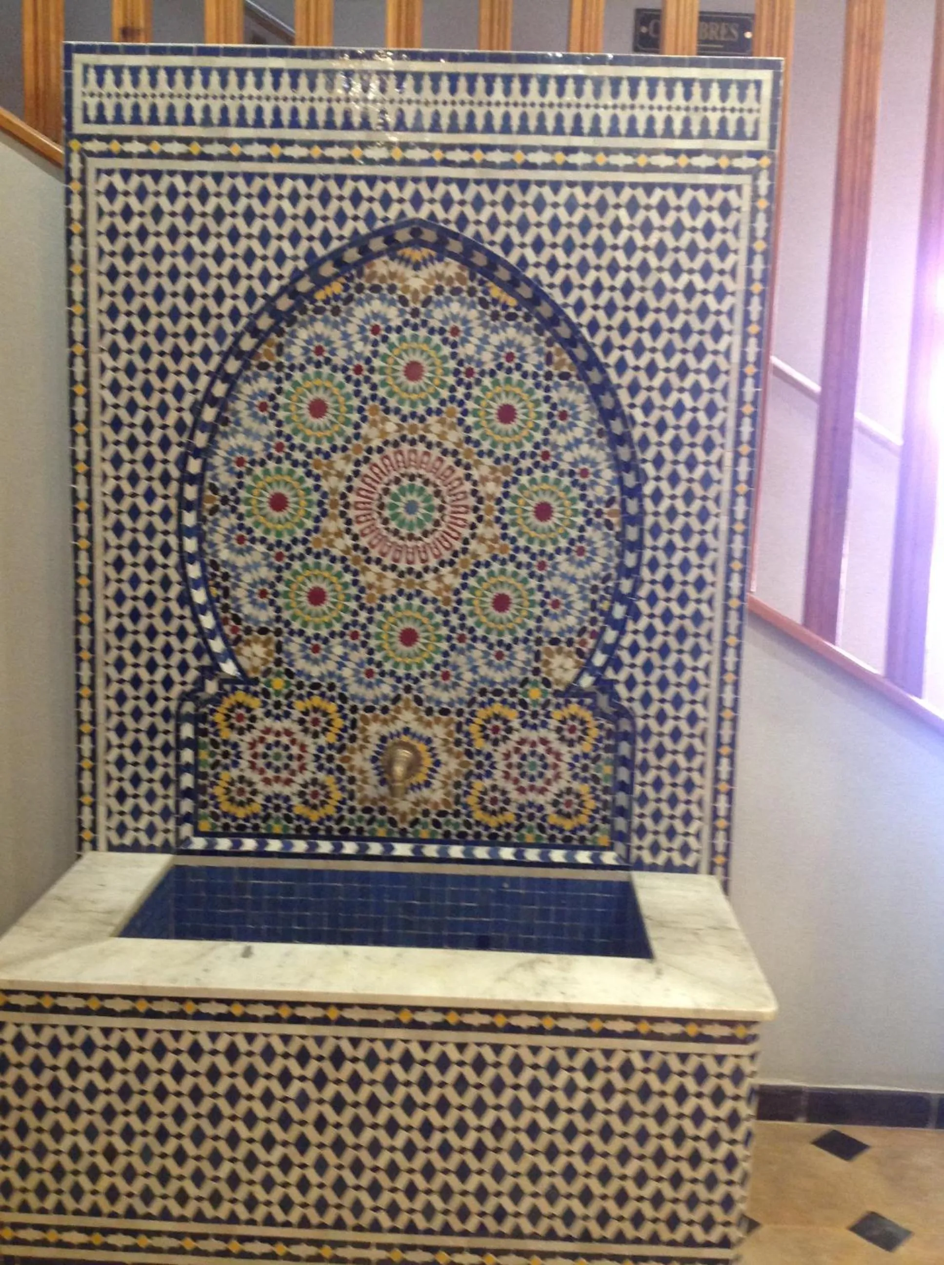 Decorative detail in Hôtel Plaisance