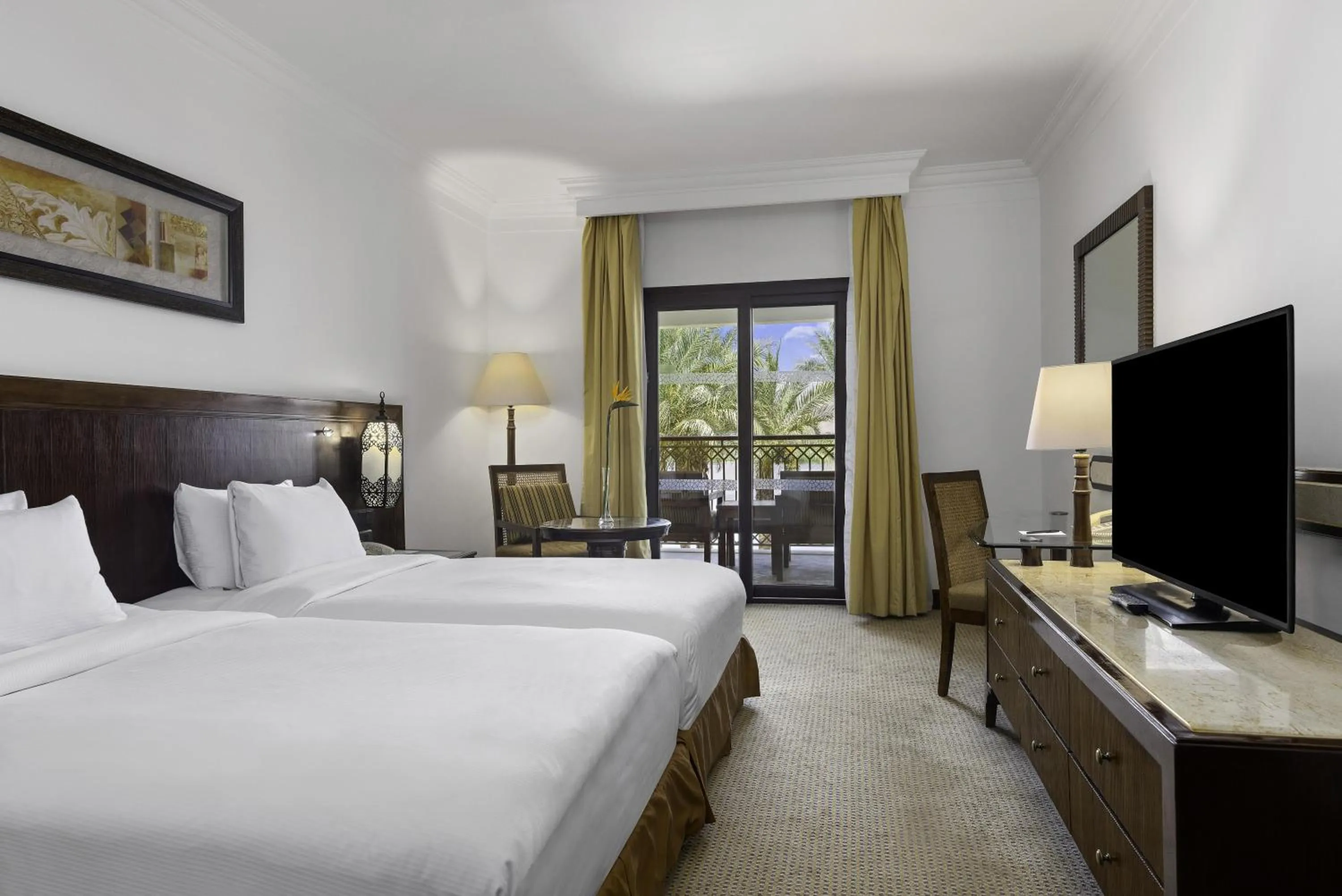 Bed in Hilton Luxor Resort & Spa