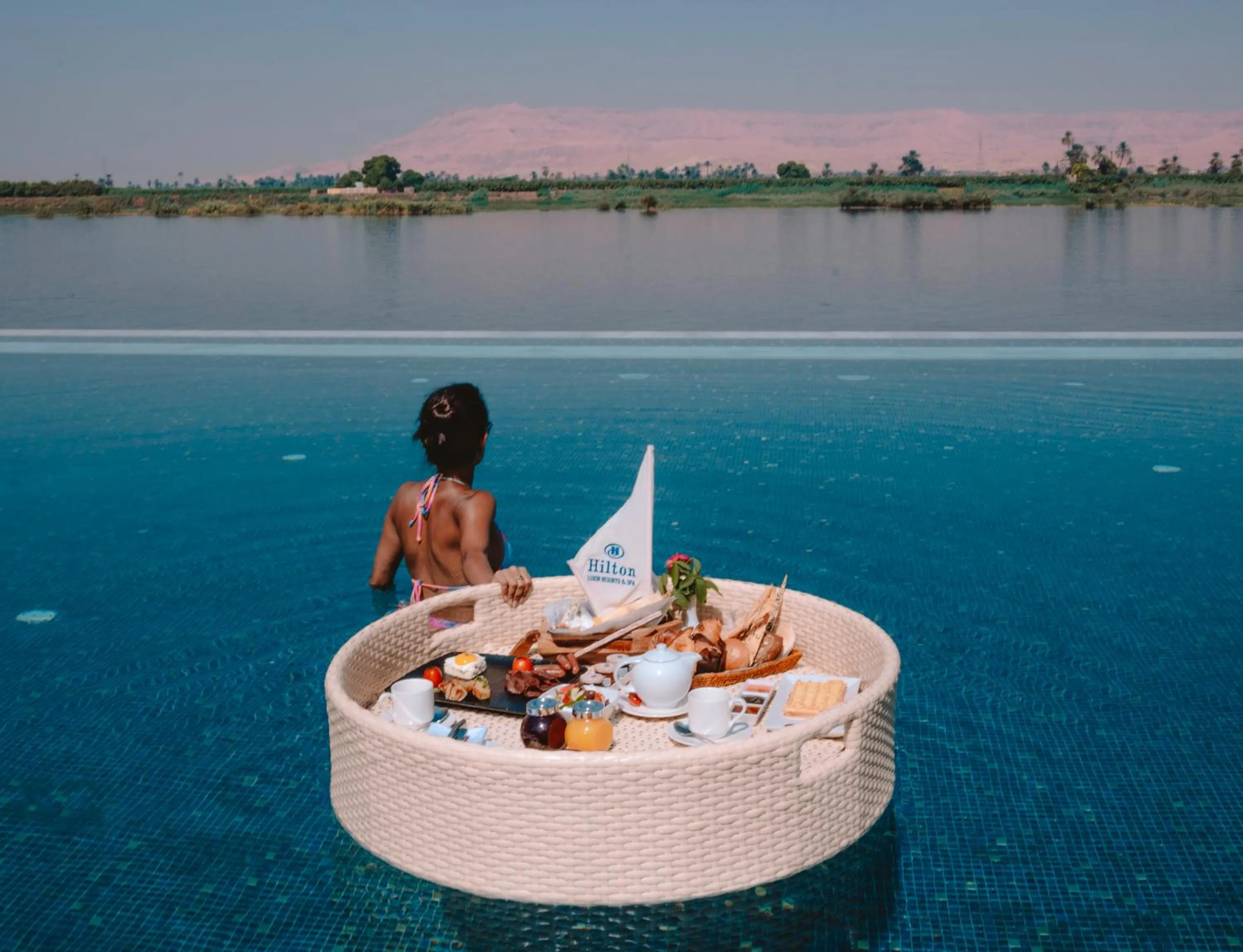 Breakfast in Hilton Luxor Resort & Spa