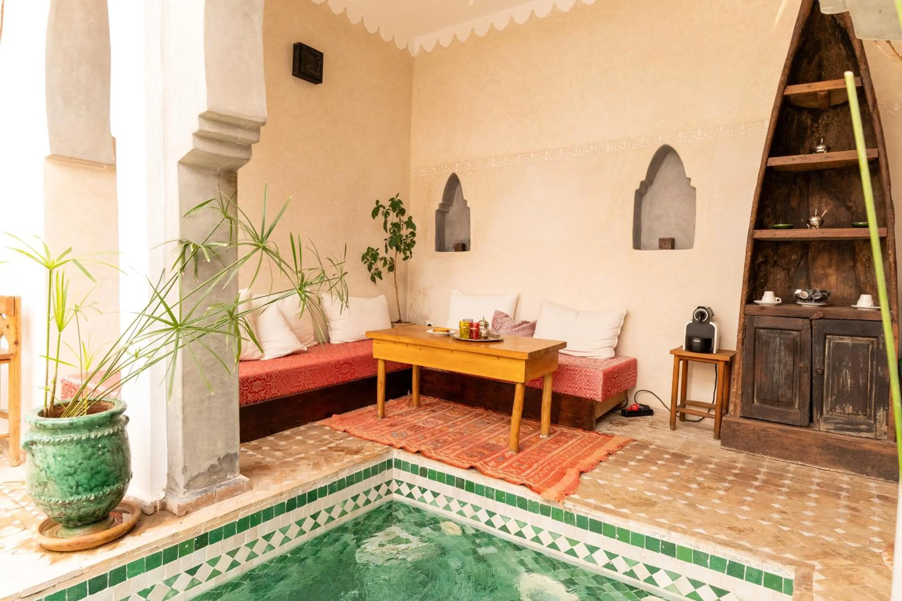 Patio in Riad Shambala