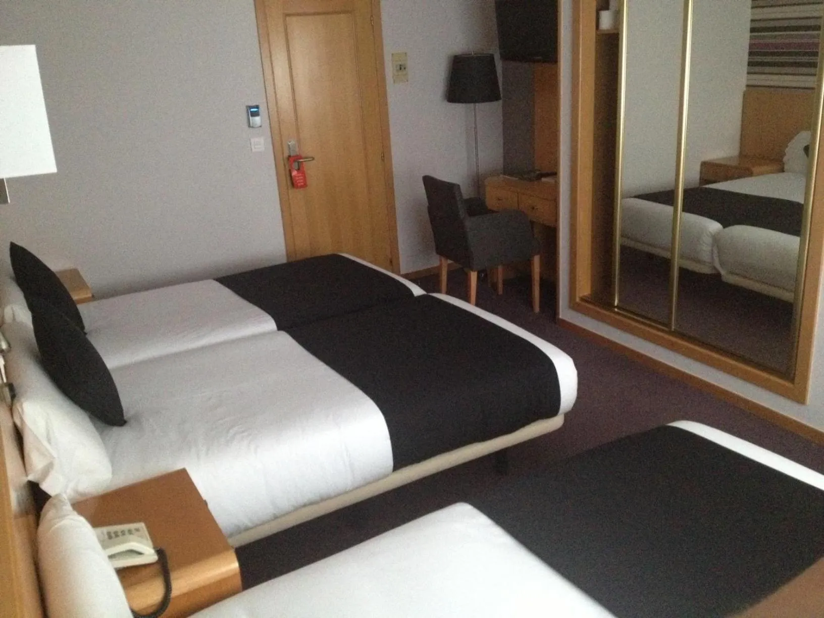 Bed in Hotel Palacio de Cristal